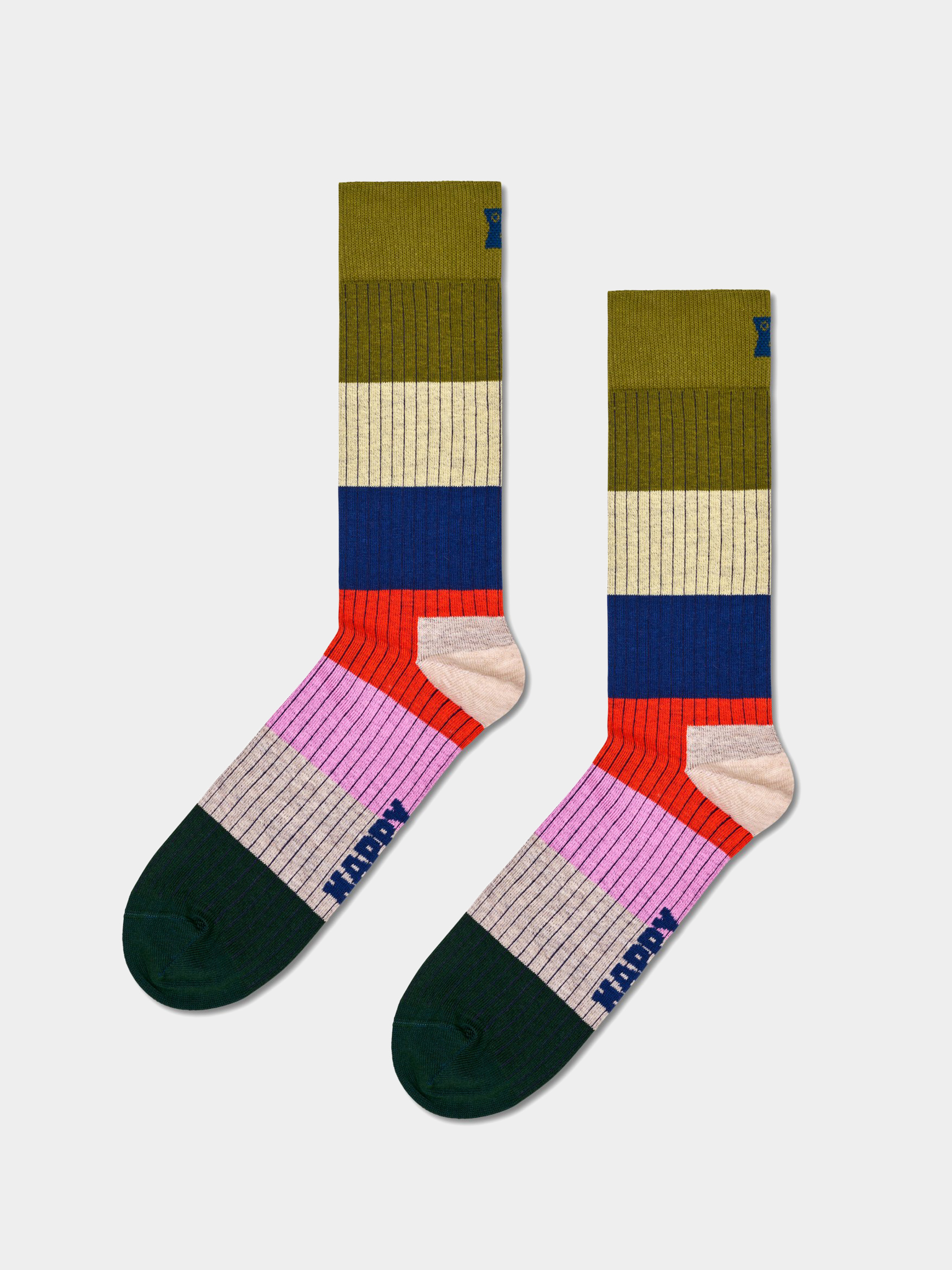 Happy Socks Chunky Stripe Zokni (multi)