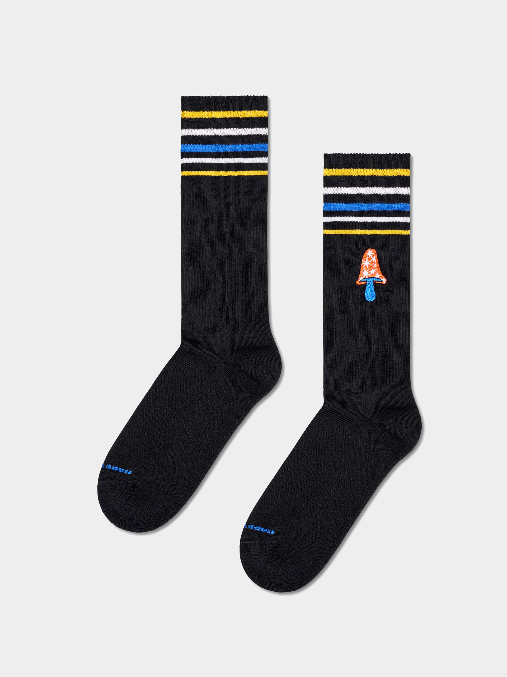 Happy Socks Fungi's Gonna Funky Crew Zokni (black)