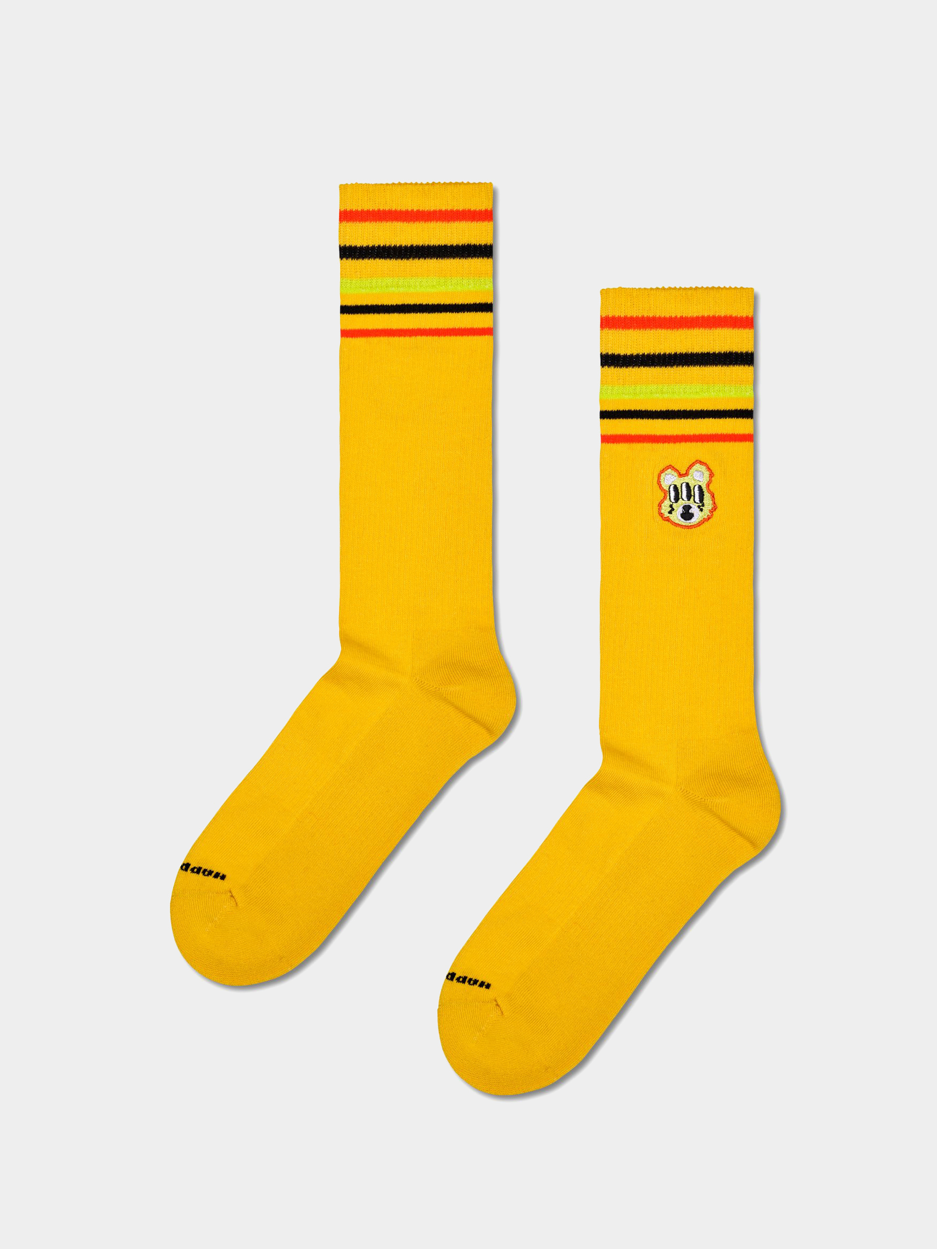 Happy Socks Bear With Me Crew Zokni (yellow)