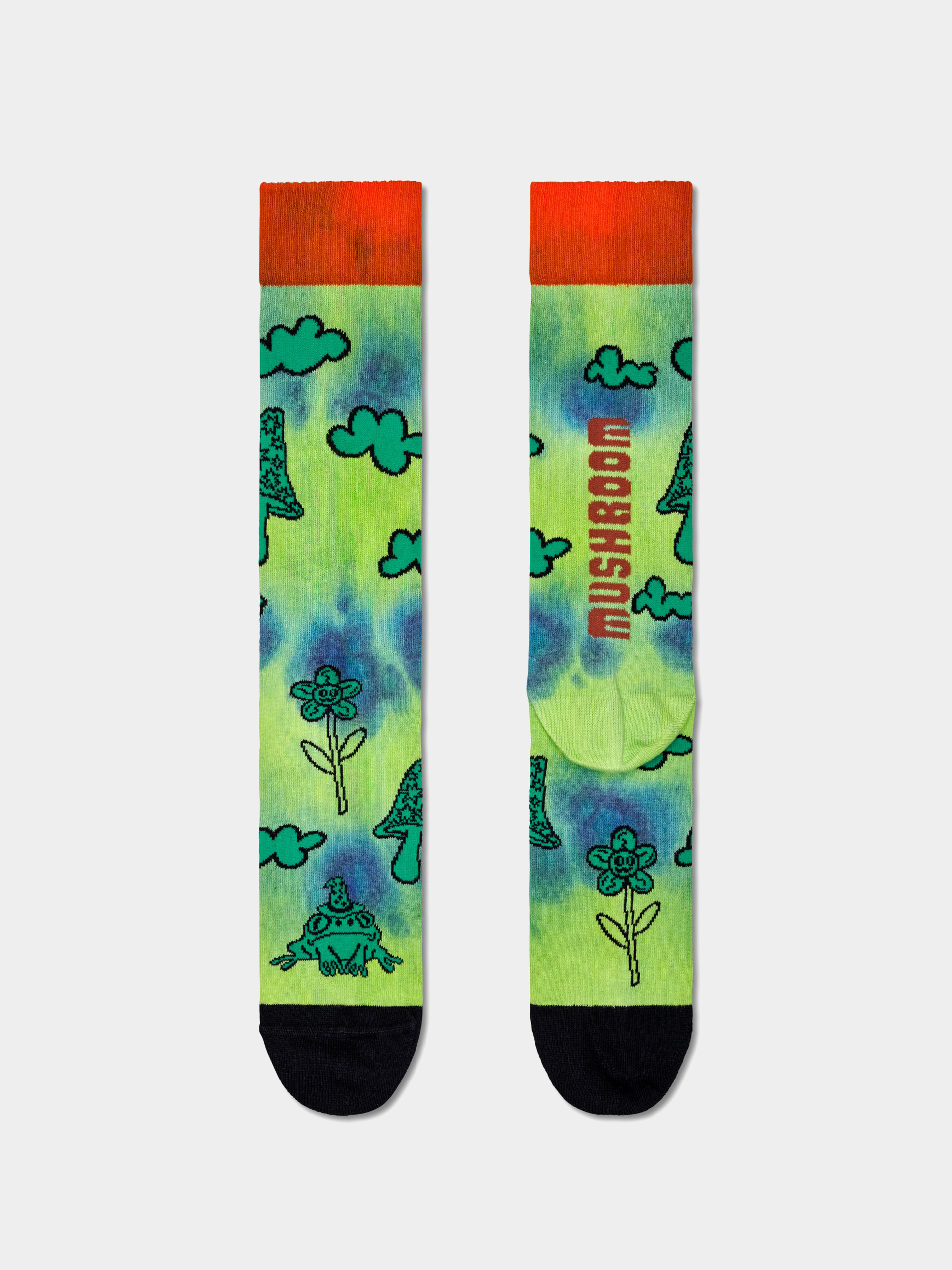 Happy Socks Make Room For Shroom Crew Zokni (green)