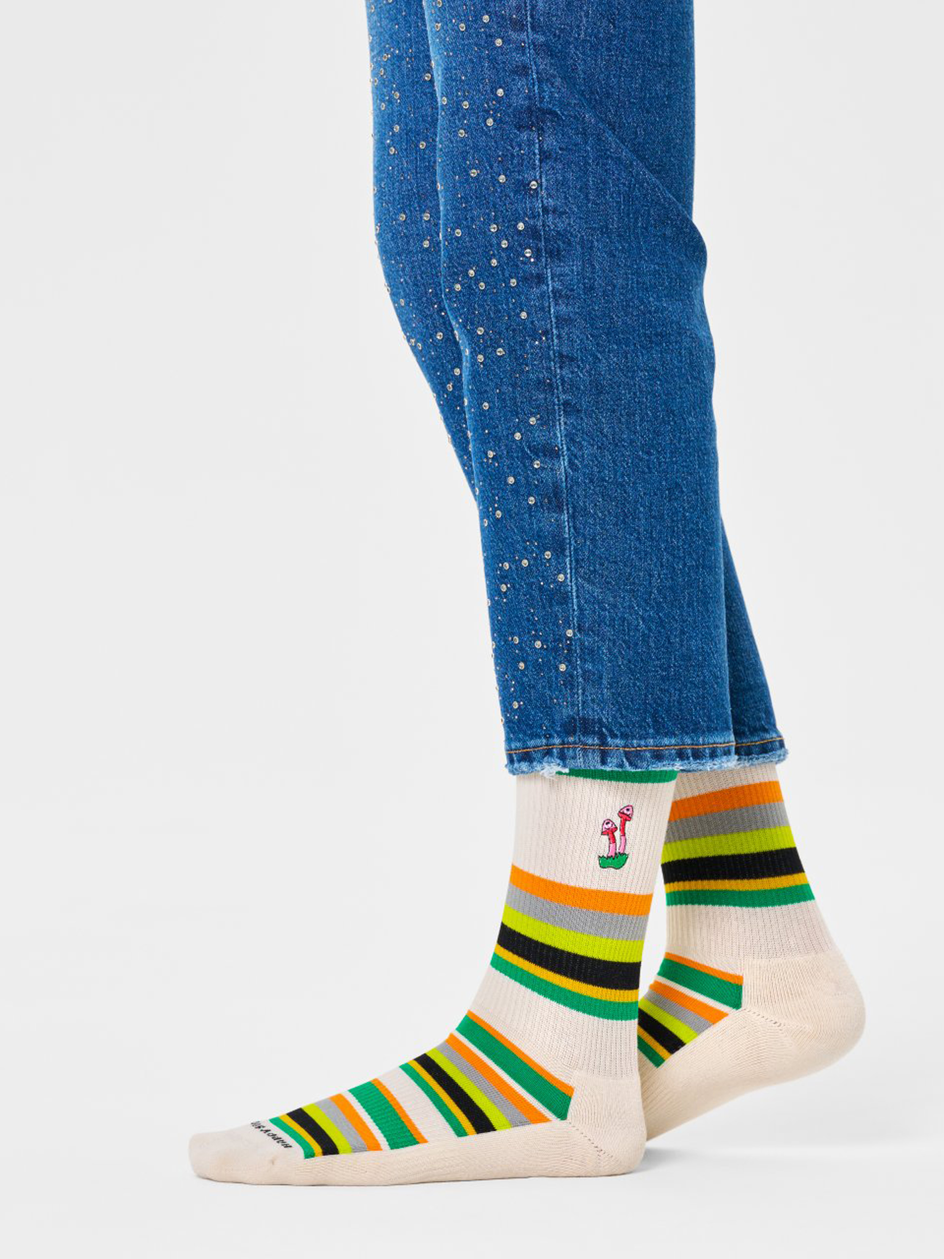 Happy Socks Always Grow Crew Zokni (wall)