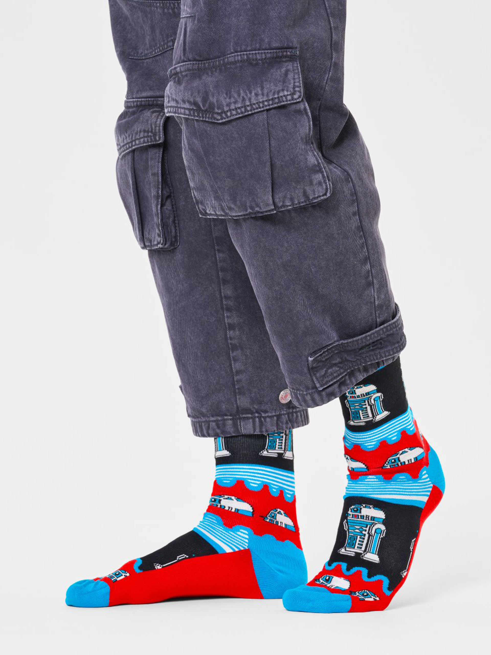 Happy Socks Star Wars™ R2 D2 Zokni (blue/red)