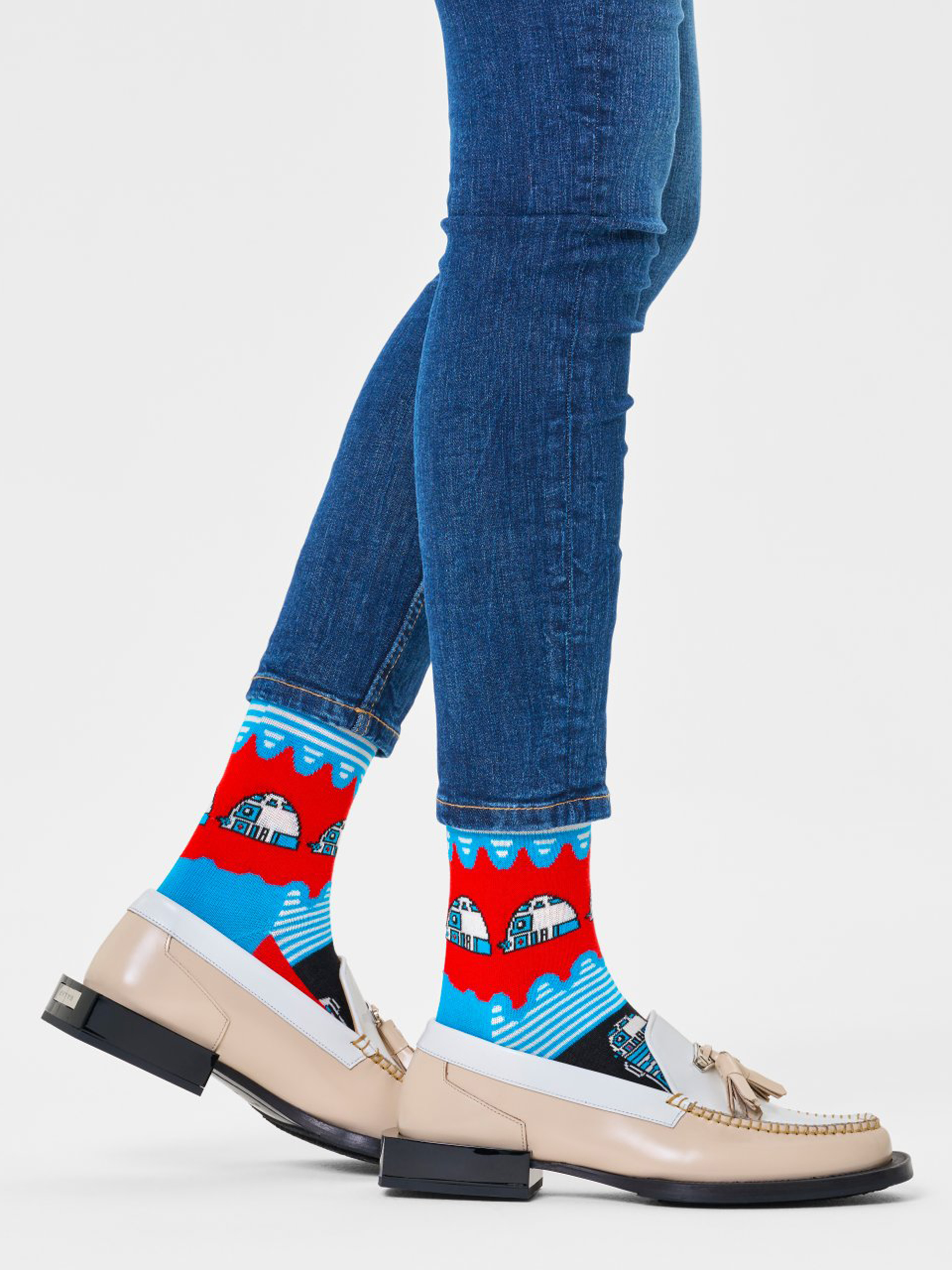 Happy Socks Star Wars™ R2 D2 Zokni (blue/red)