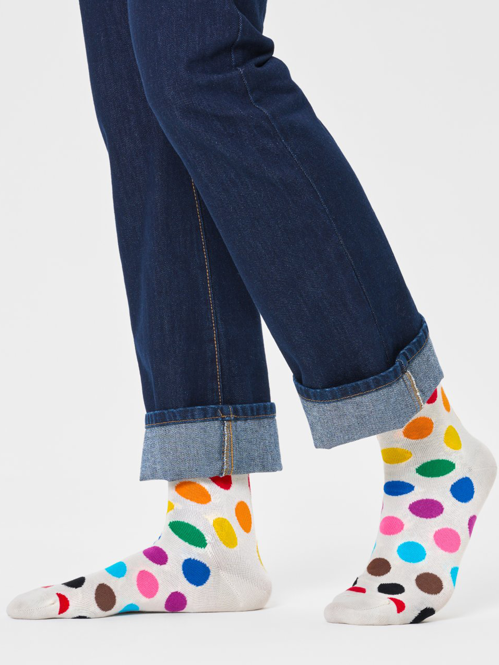 Happy Socks Pride Dots Zokni (white/multi)