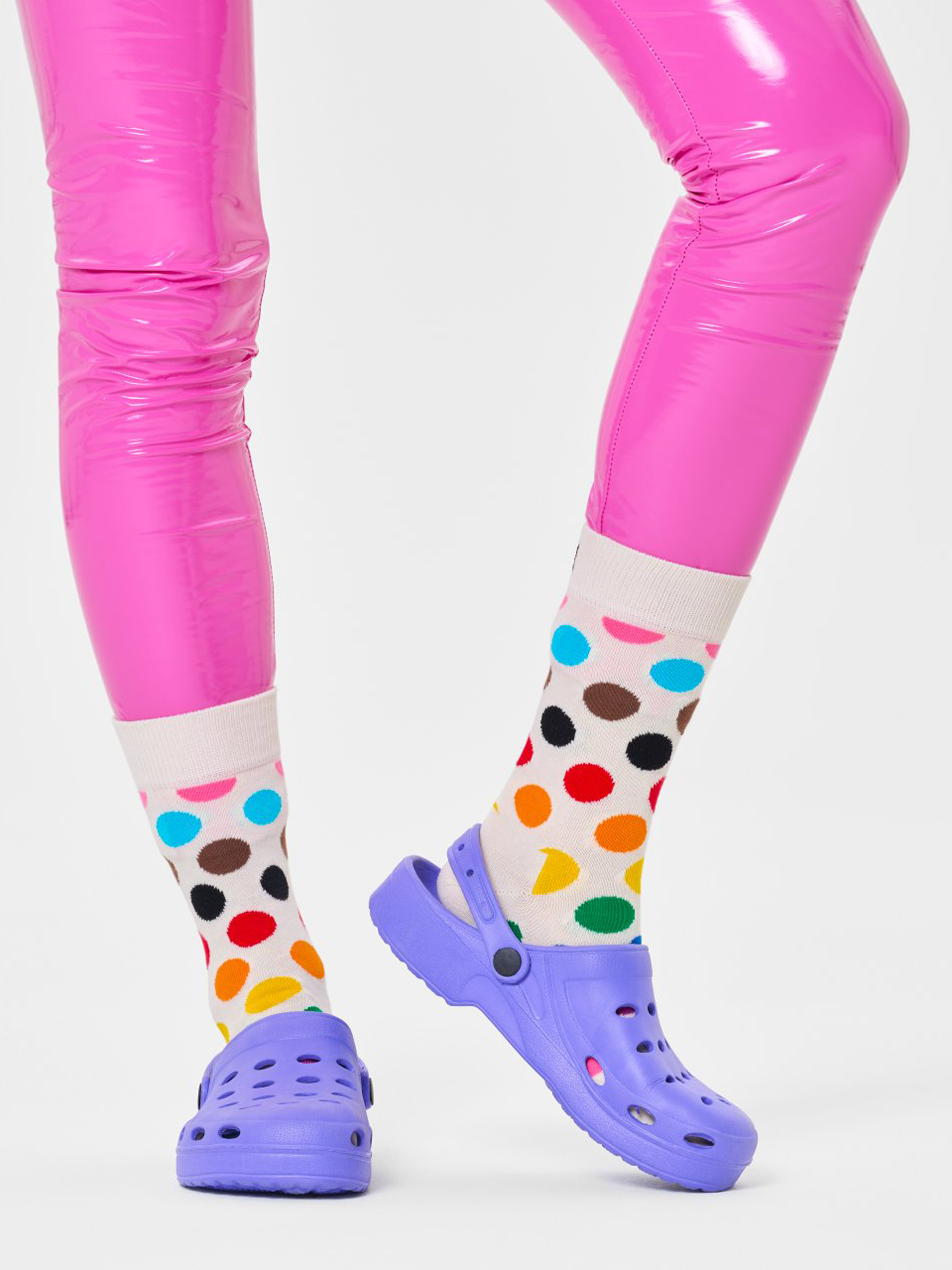 Happy Socks Pride Dots Zokni (white/multi)