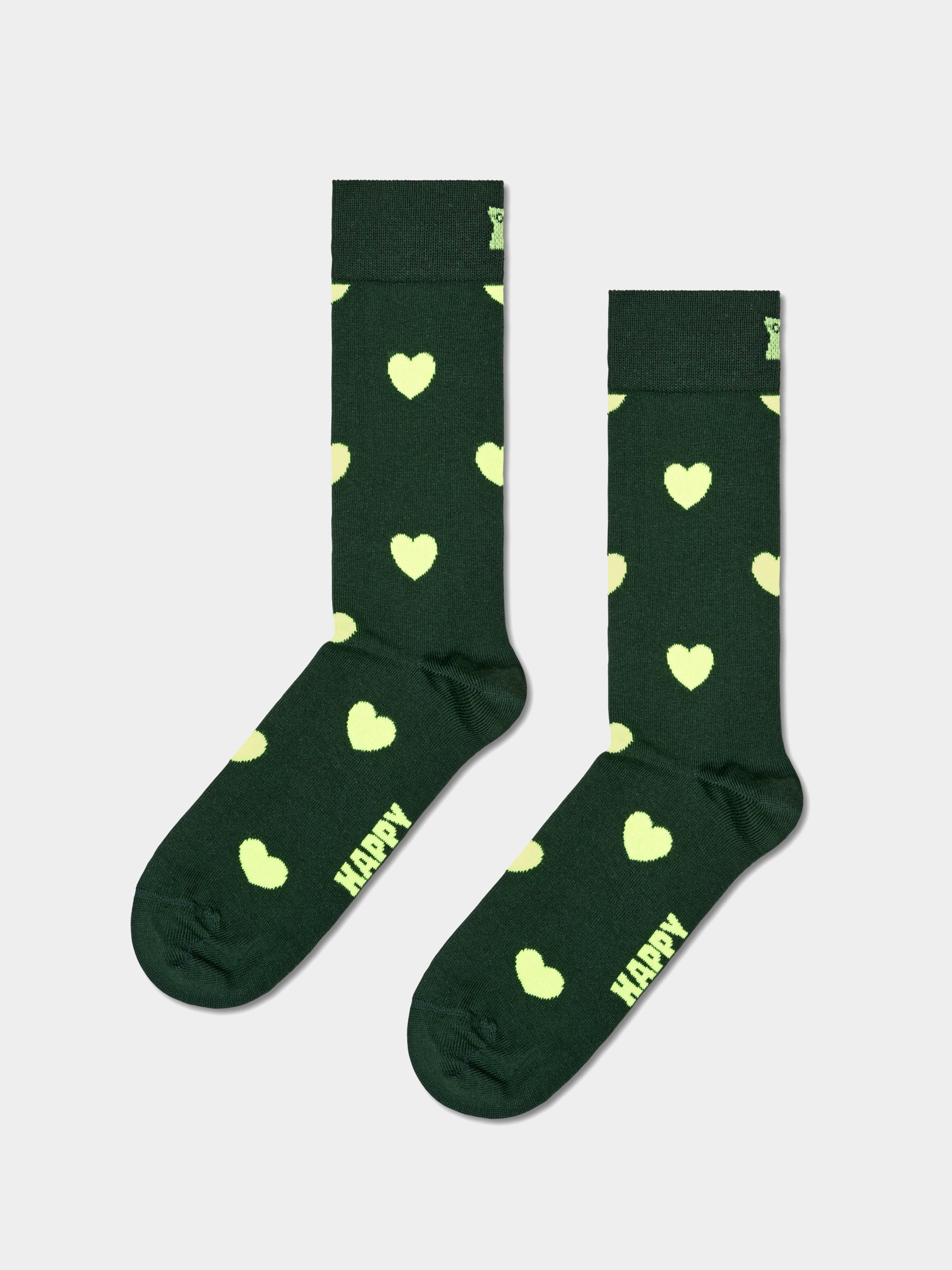 Happy Socks Heart Zokni (green)