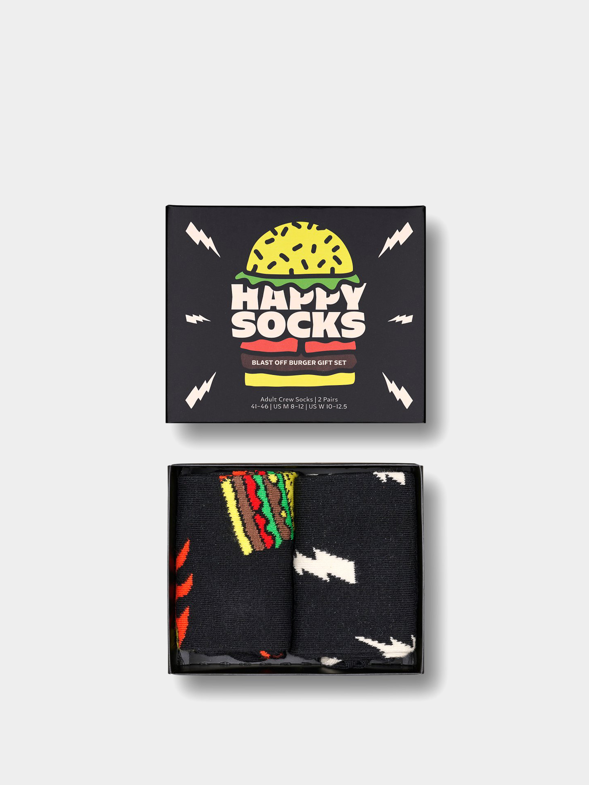 Happy Socks 2 Pack Blast Off Burgers Gift Set Zokni (multi)