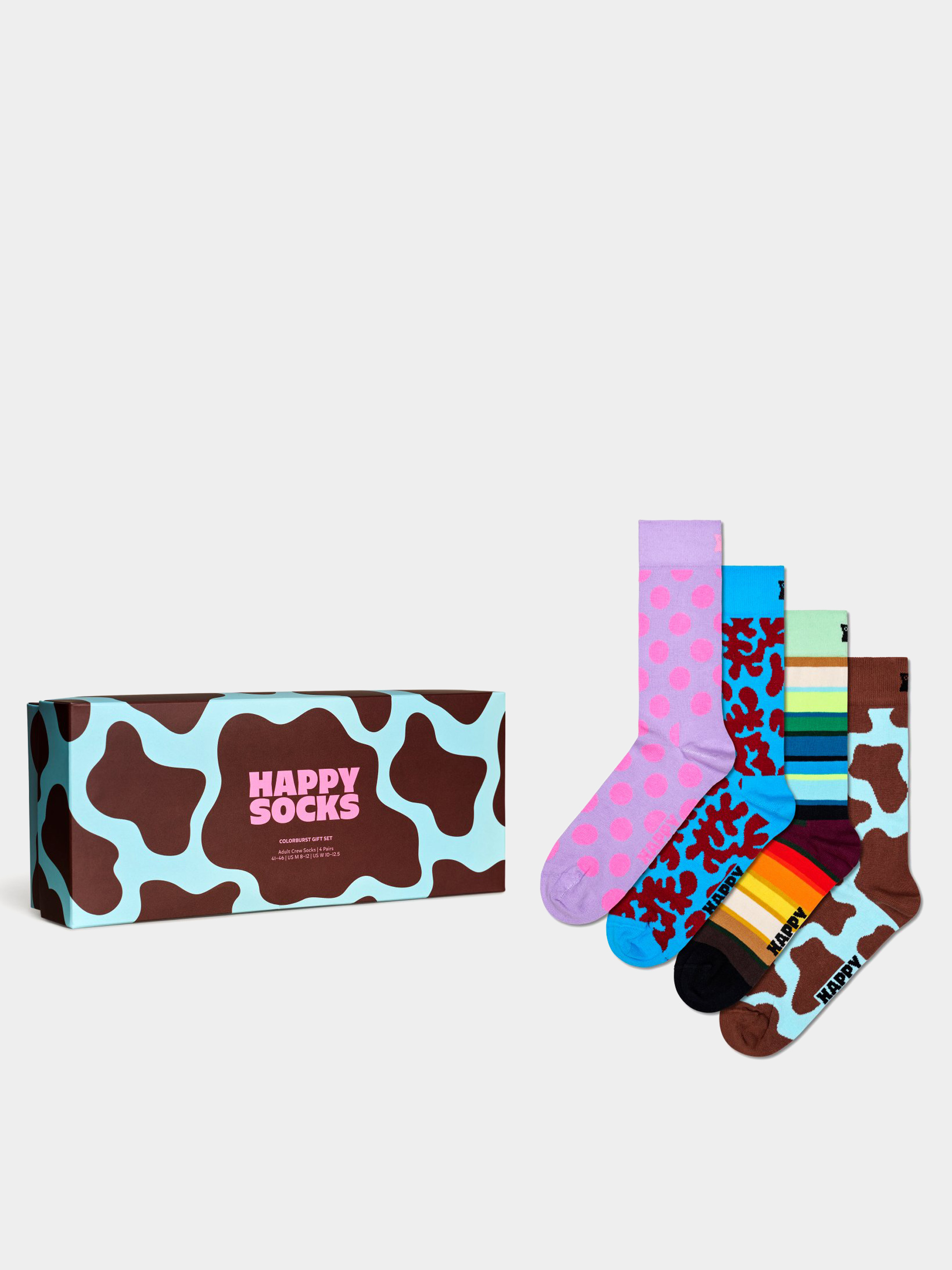 Happy Socks 4 Pack Colorbursts Gift Set Zokni (multi)