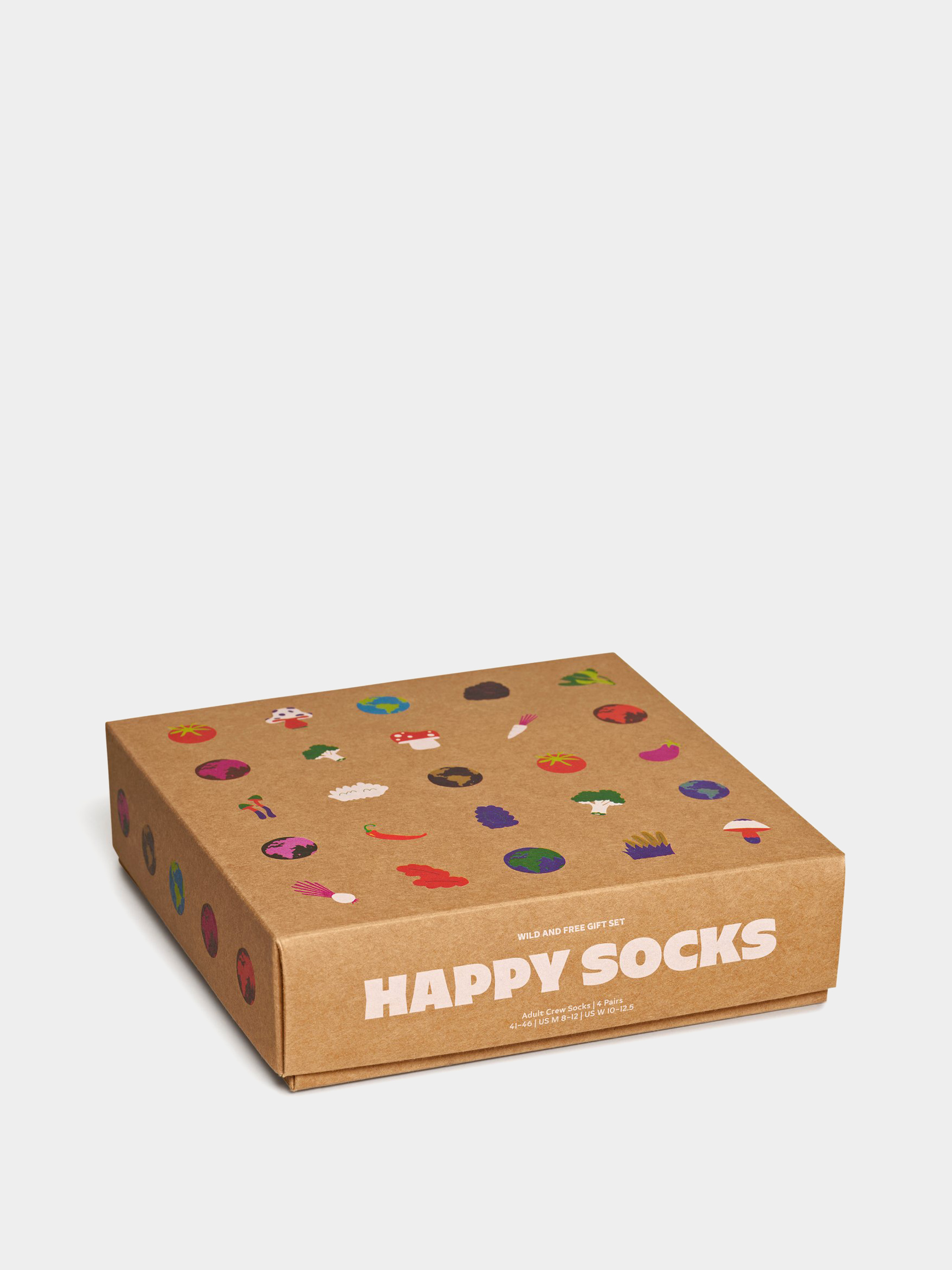 Happy Socks 4 Pack Wild And Frees Gift Set Zokni (multi)