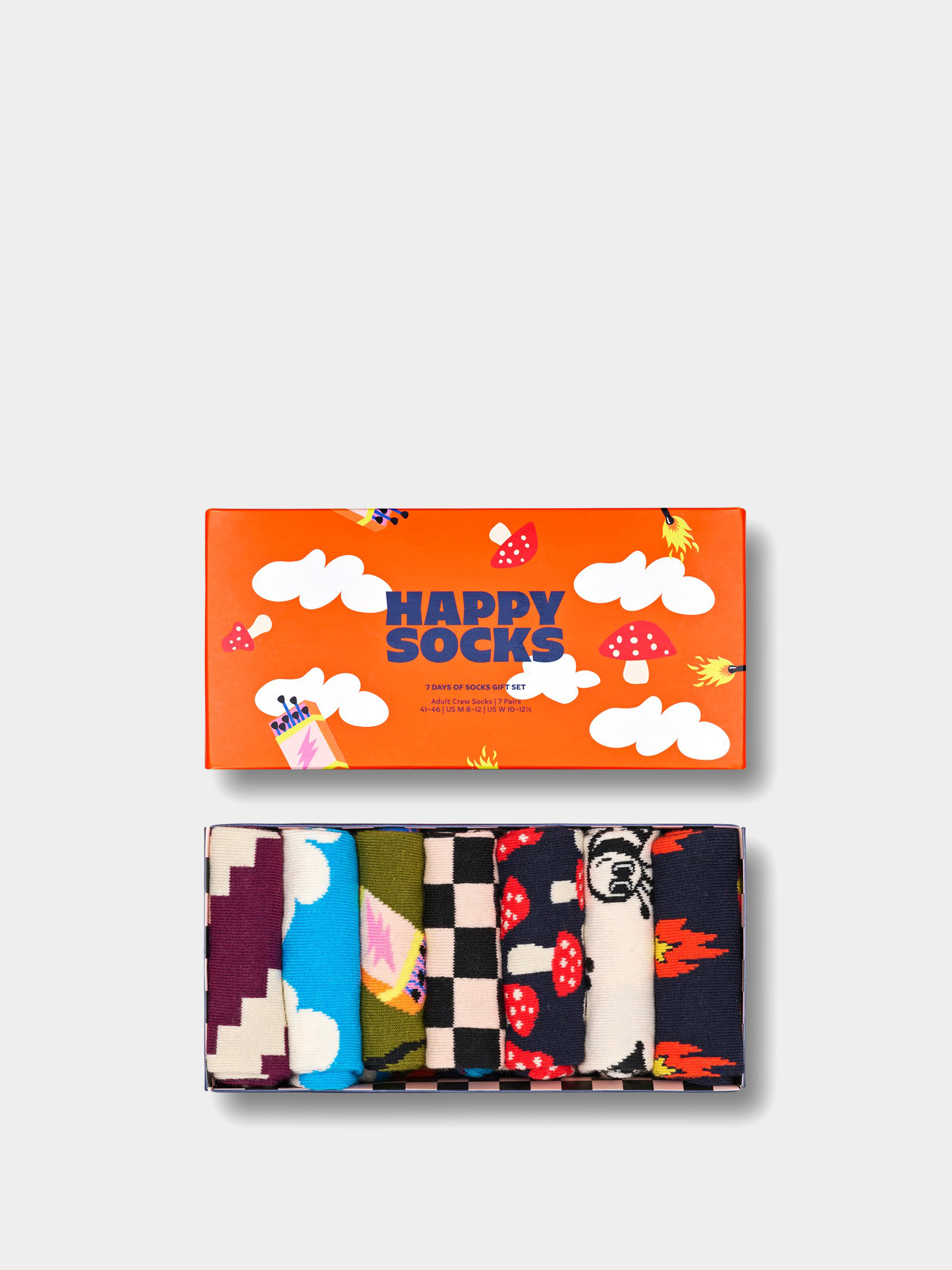 Happy Socks 7 Pack A Wild Weeks Gift Set Zokni (multi)