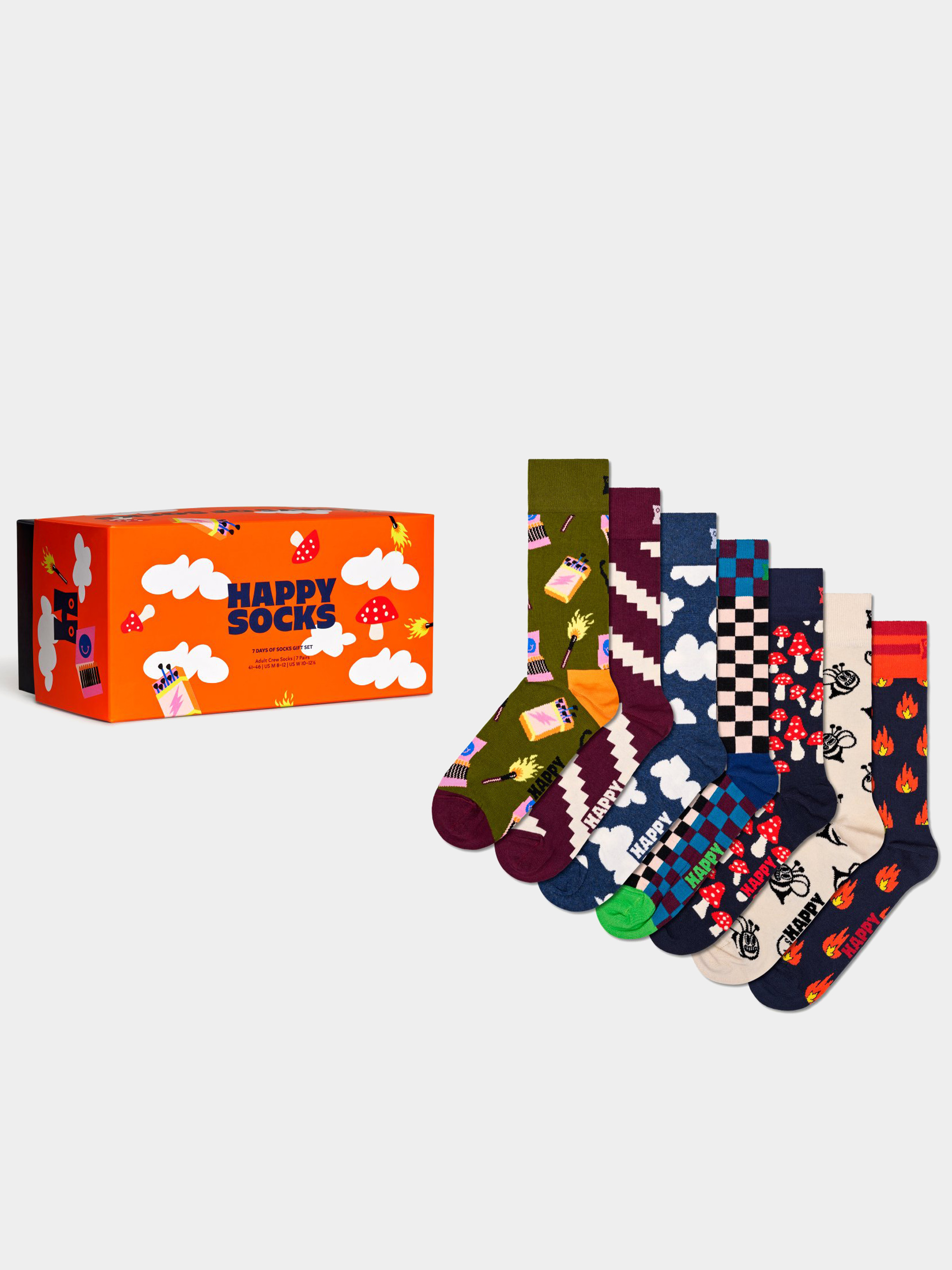 Happy Socks 7 Pack A Wild Weeks Gift Set Zokni (multi)
