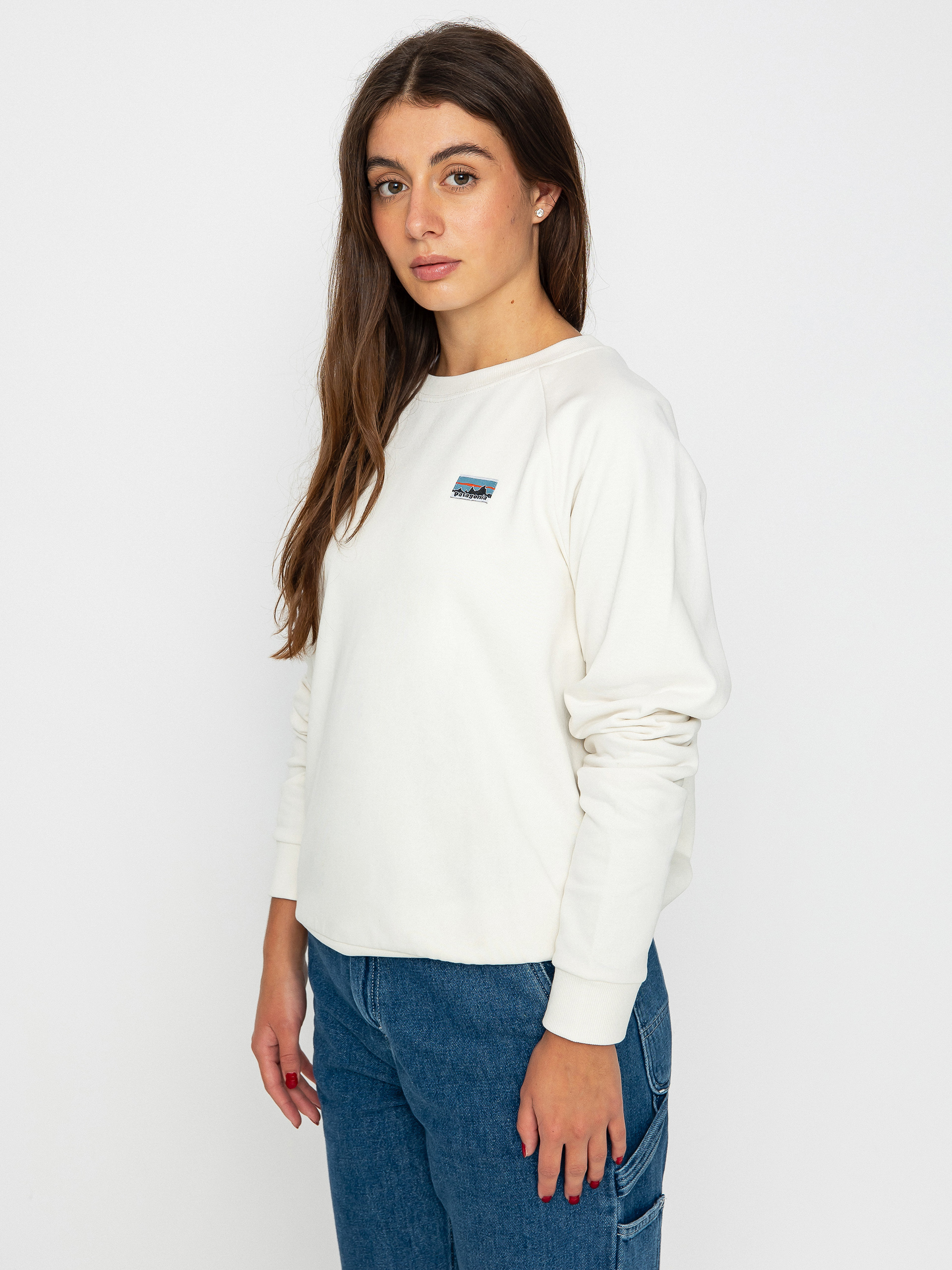 Patagonia Regenerative Organic Certified Cotton Essential Pulóver Wmn (wool white)