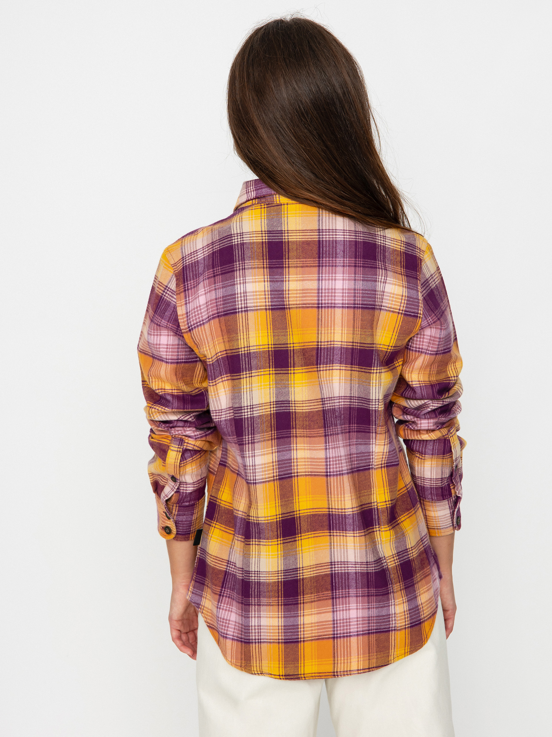 Patagonia Organic Cotton MW Fjord Flannel Ing Wmn (sun rays/night plum)
