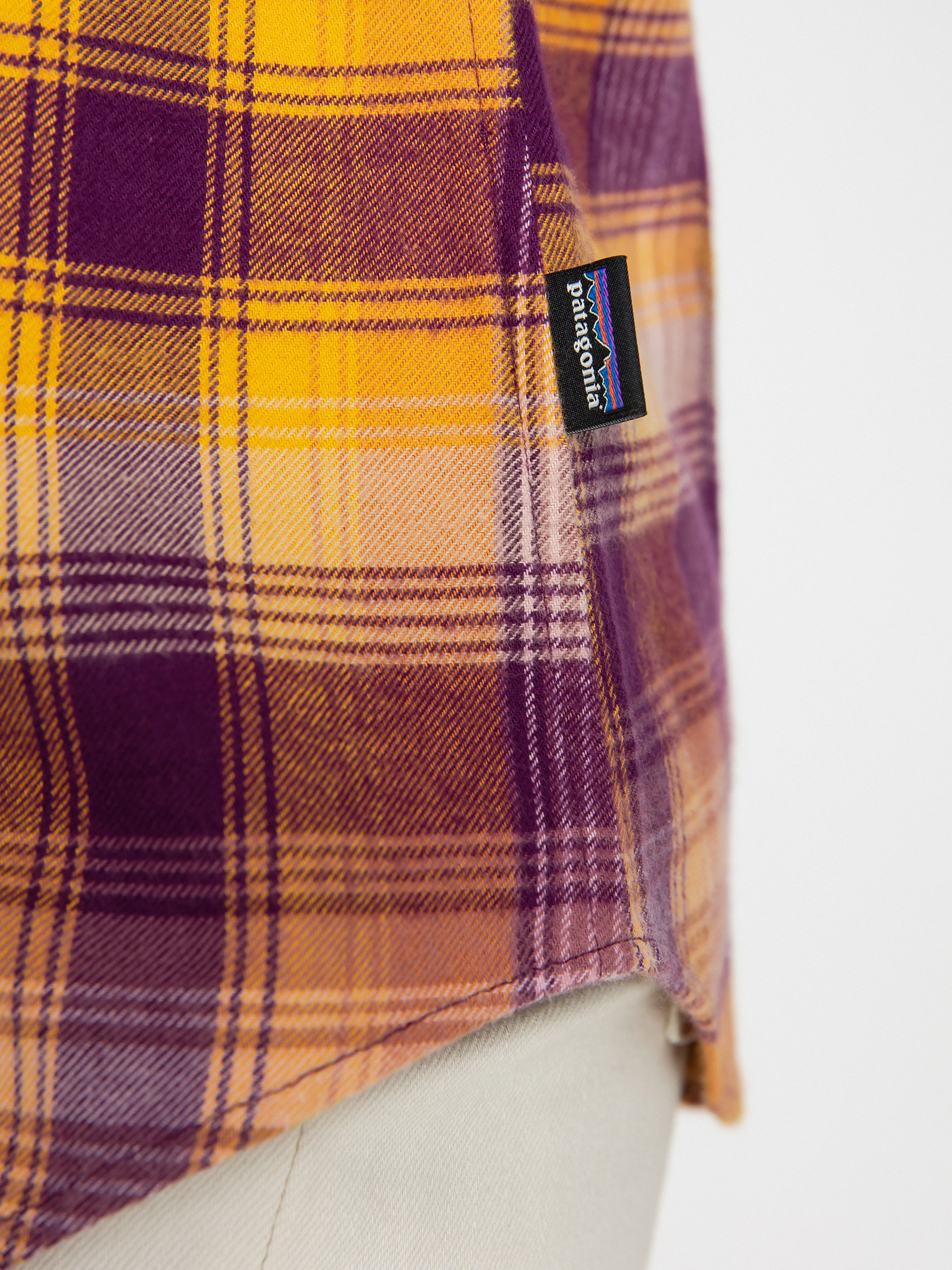 Patagonia Organic Cotton MW Fjord Flannel Ing Wmn (sun rays/night plum)