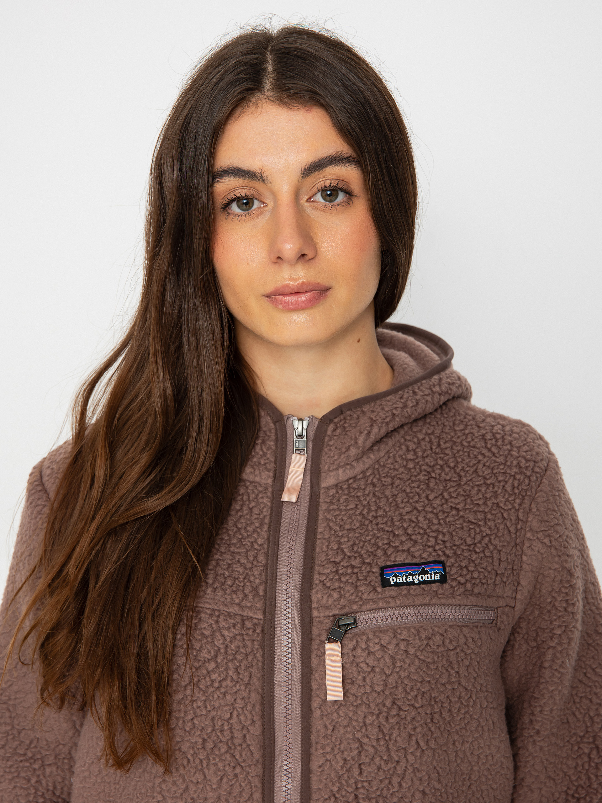 Női Patagonia Retro Pile Hoody Polár pulóver (dusky brown)