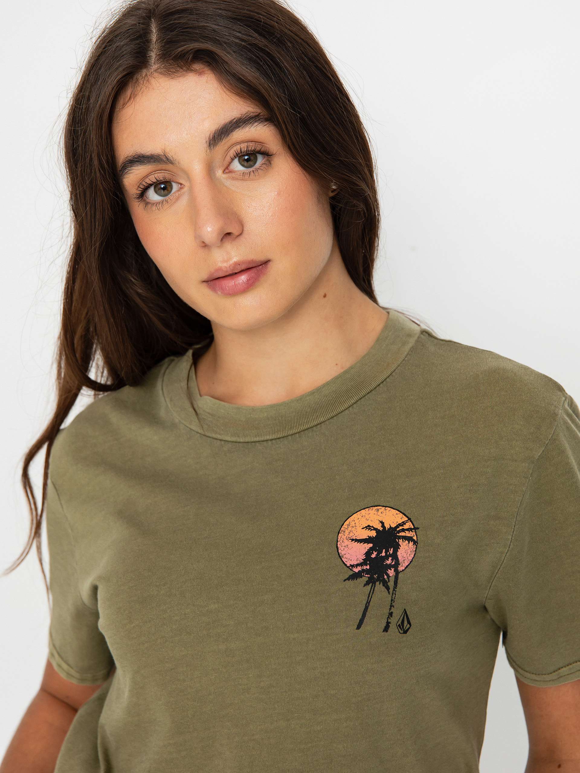 Volcom Lock It Up póló Wmn (moss)