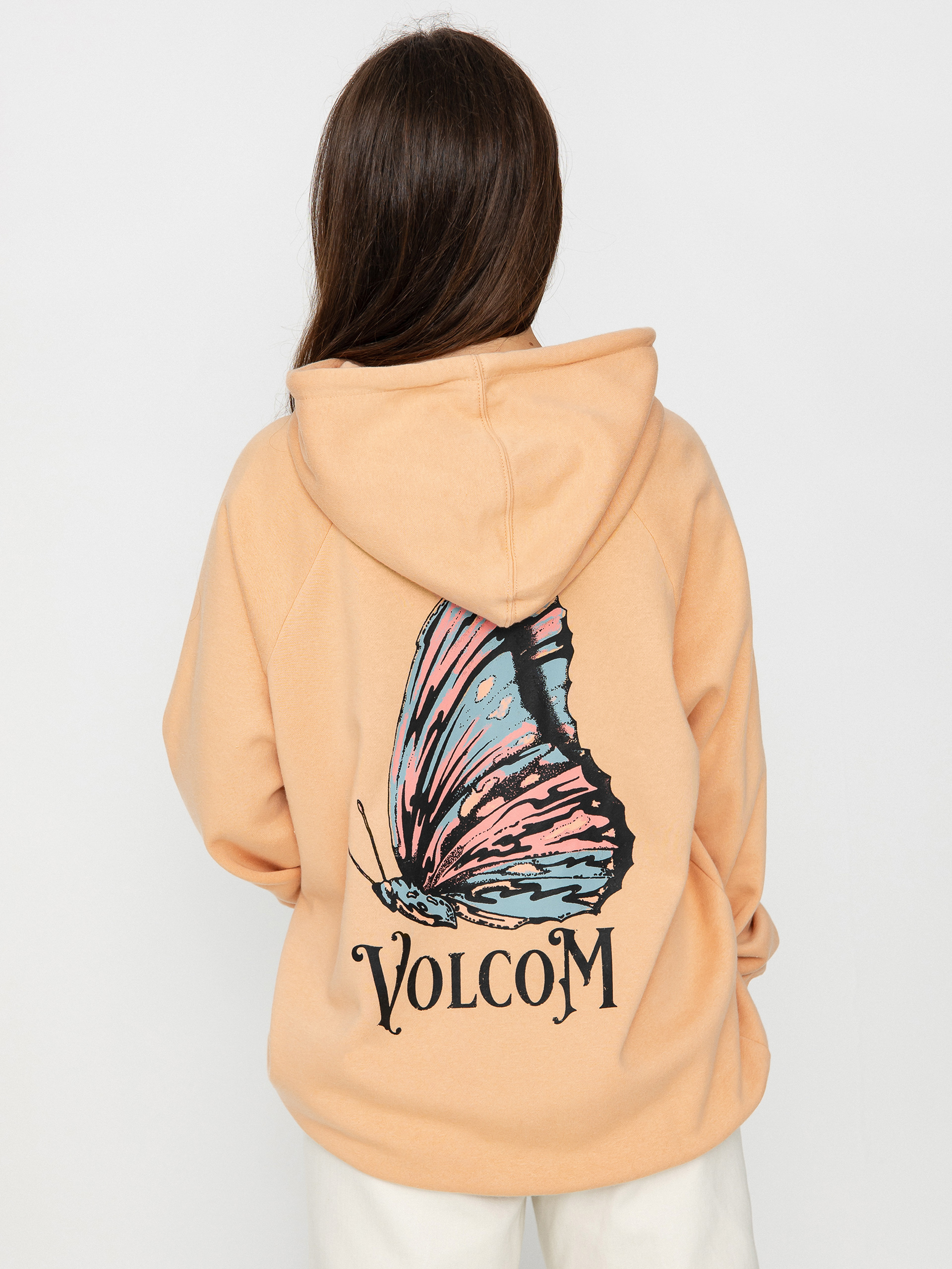 Volcom Truly Stoked Bf HD Kapucnis pulóver Wmn (clay)