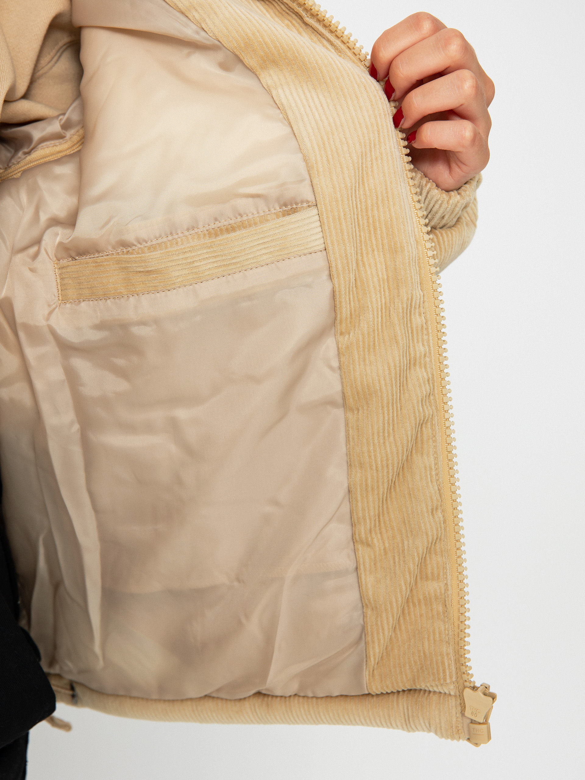 Volcom Cord'N Puff Dzseki Wmn (khaki)