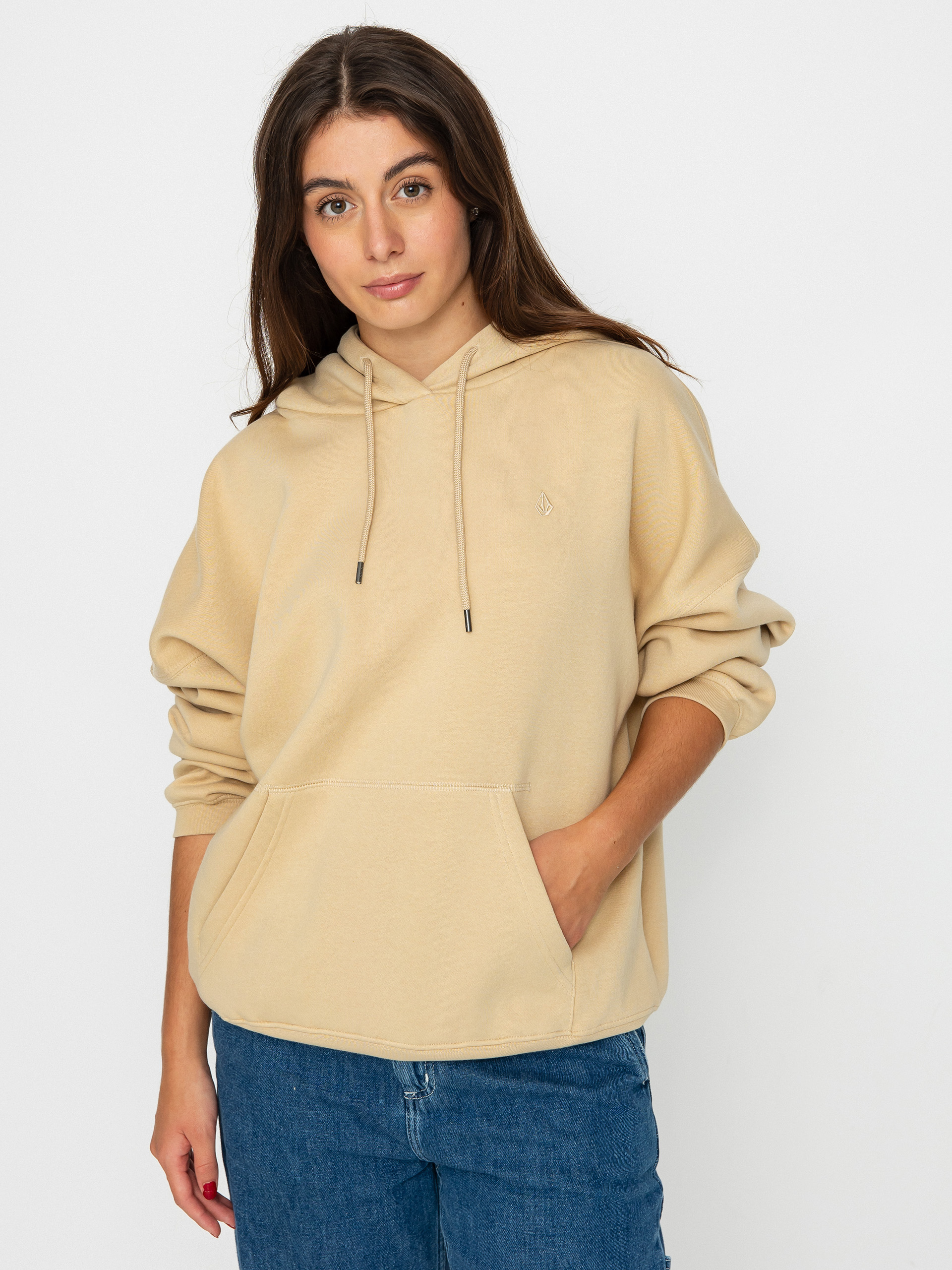 Volcom Stone Heart II HD Kapucnis pulóver Wmn (khaki)