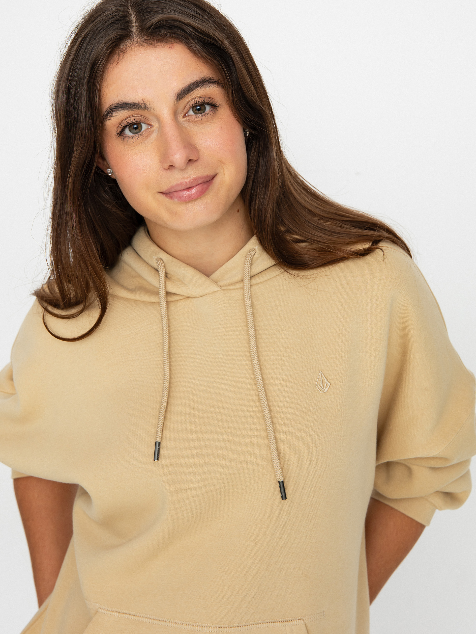 Volcom Stone Heart II HD Kapucnis pulóver Wmn (khaki)