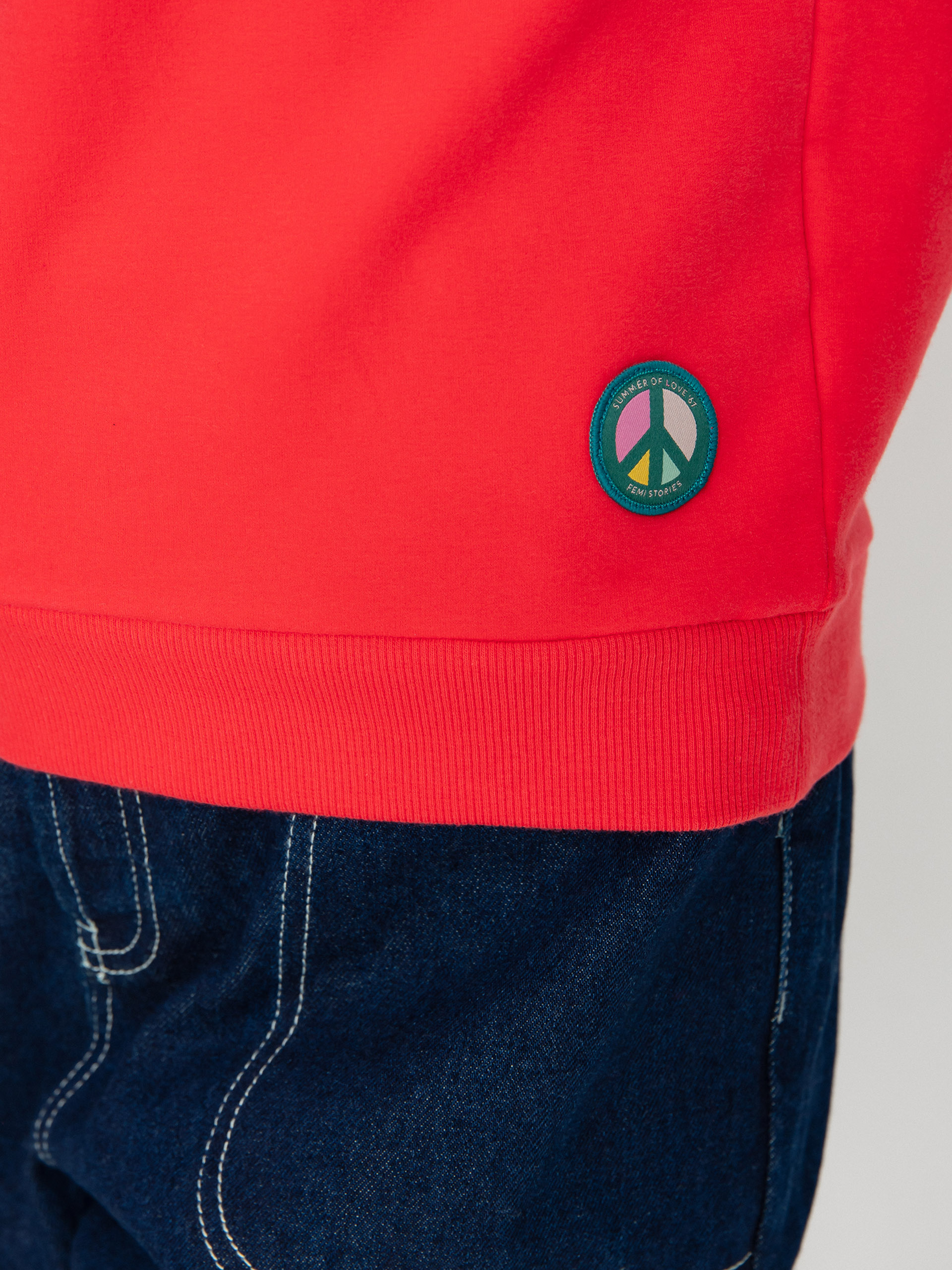 Femi Stories Fuo Wmn Pulóver (red)