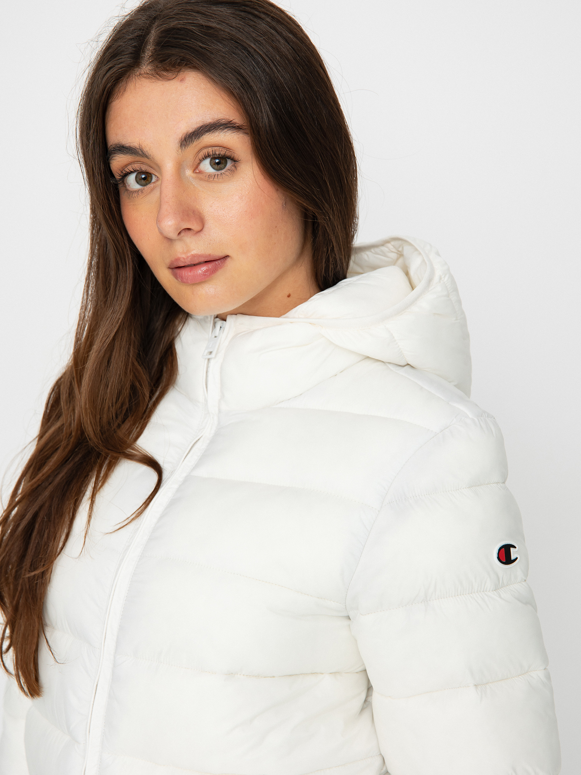 Champion Legacy Hooded Polyfilled Jacket 116867 Dzseki Wmn (way)