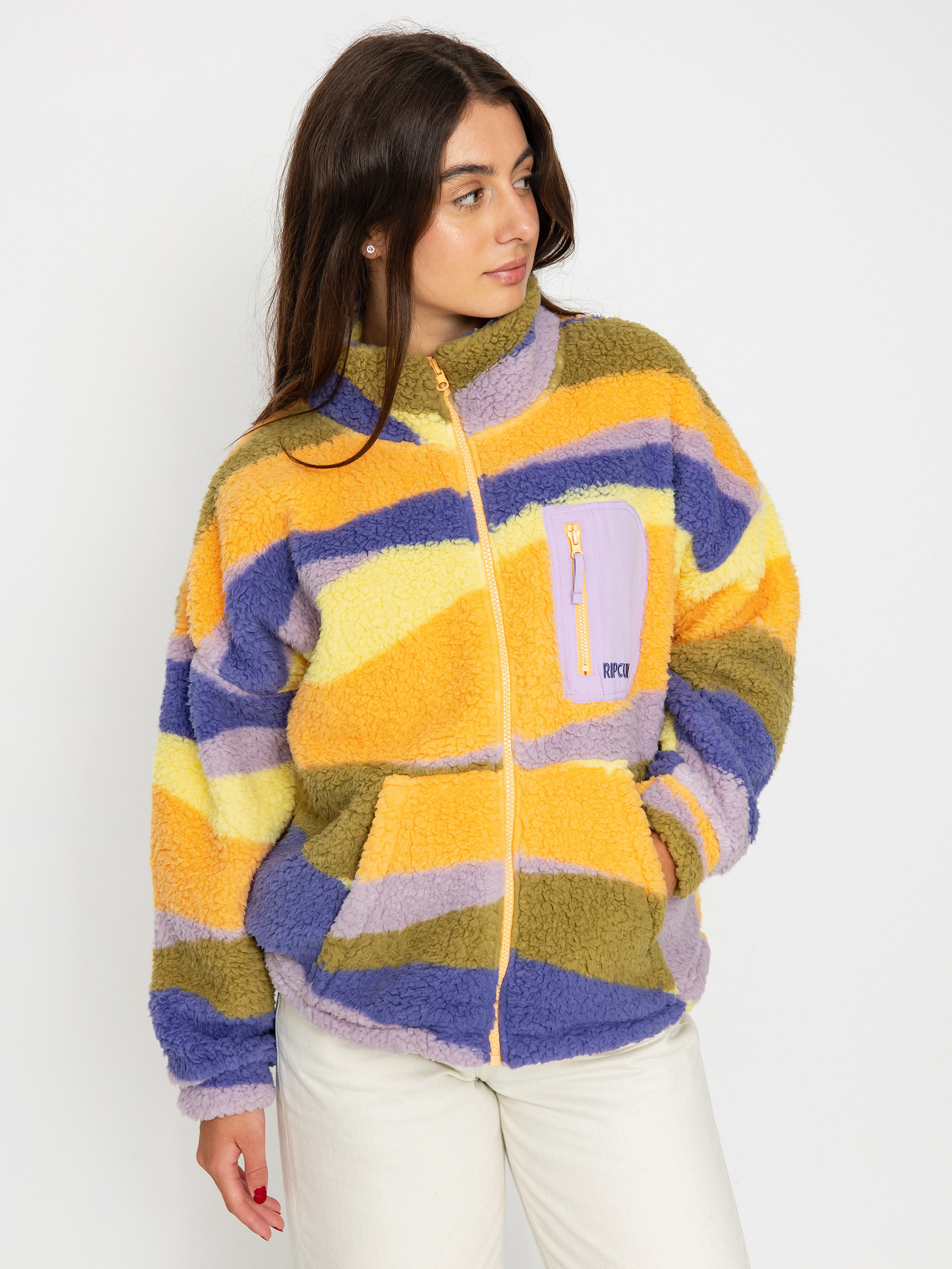 Női Rip Curl Sunrise Wavy Polár pulóver (multicolor)