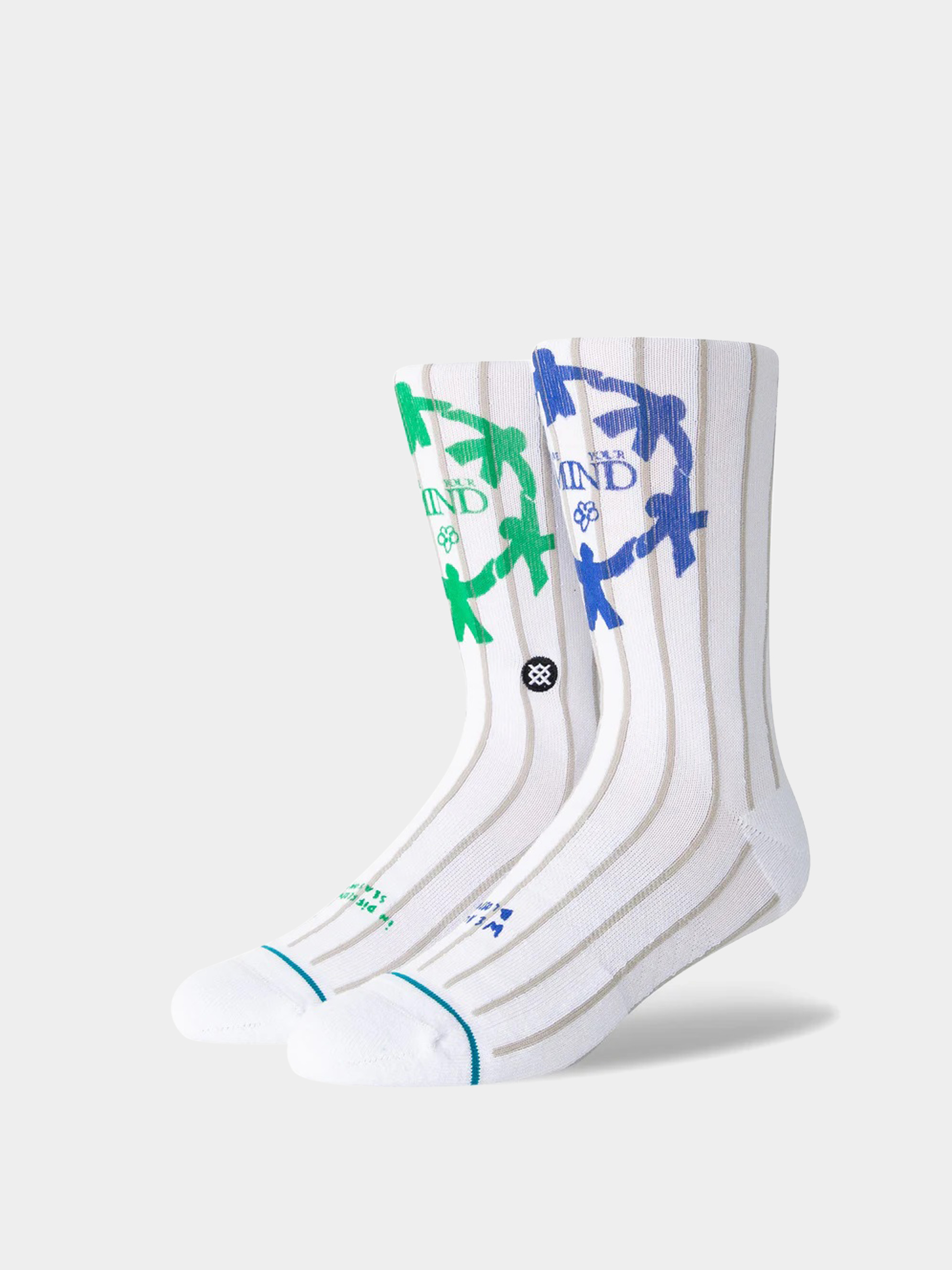 Stance Love Your Mind Zokni (white)