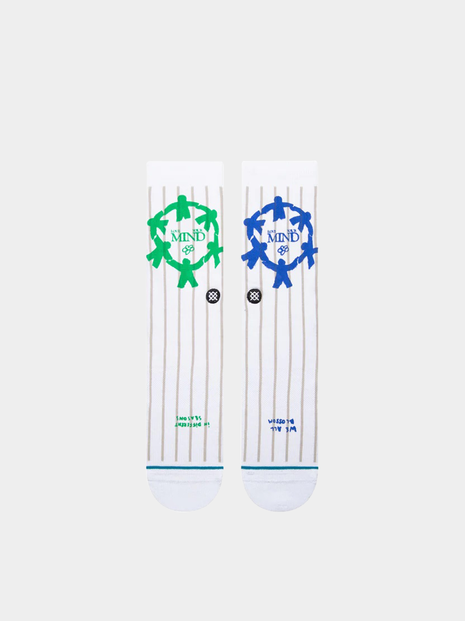 Stance Love Your Mind Zokni (white)