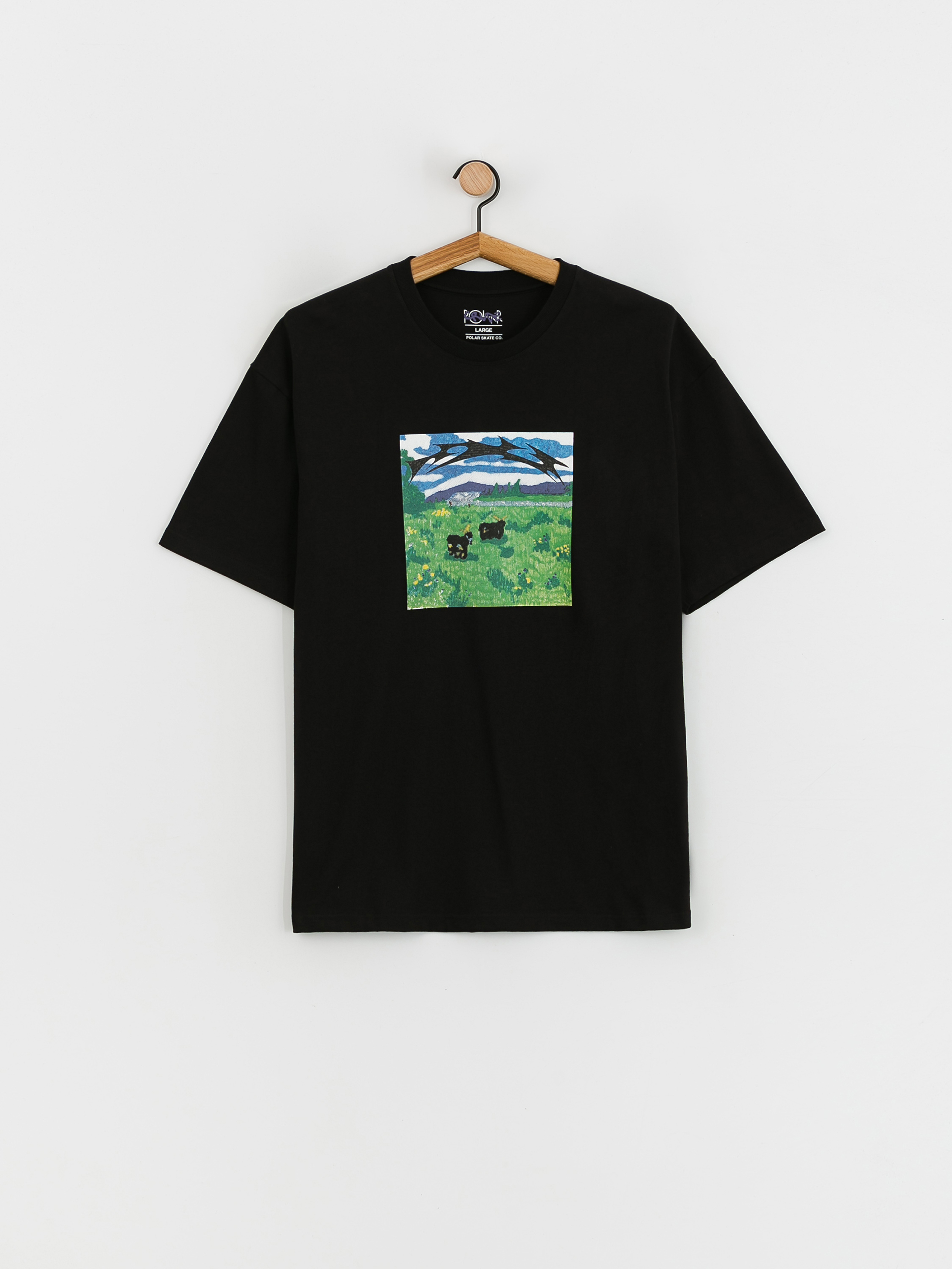 Polar Skate Meeeh póló (black)