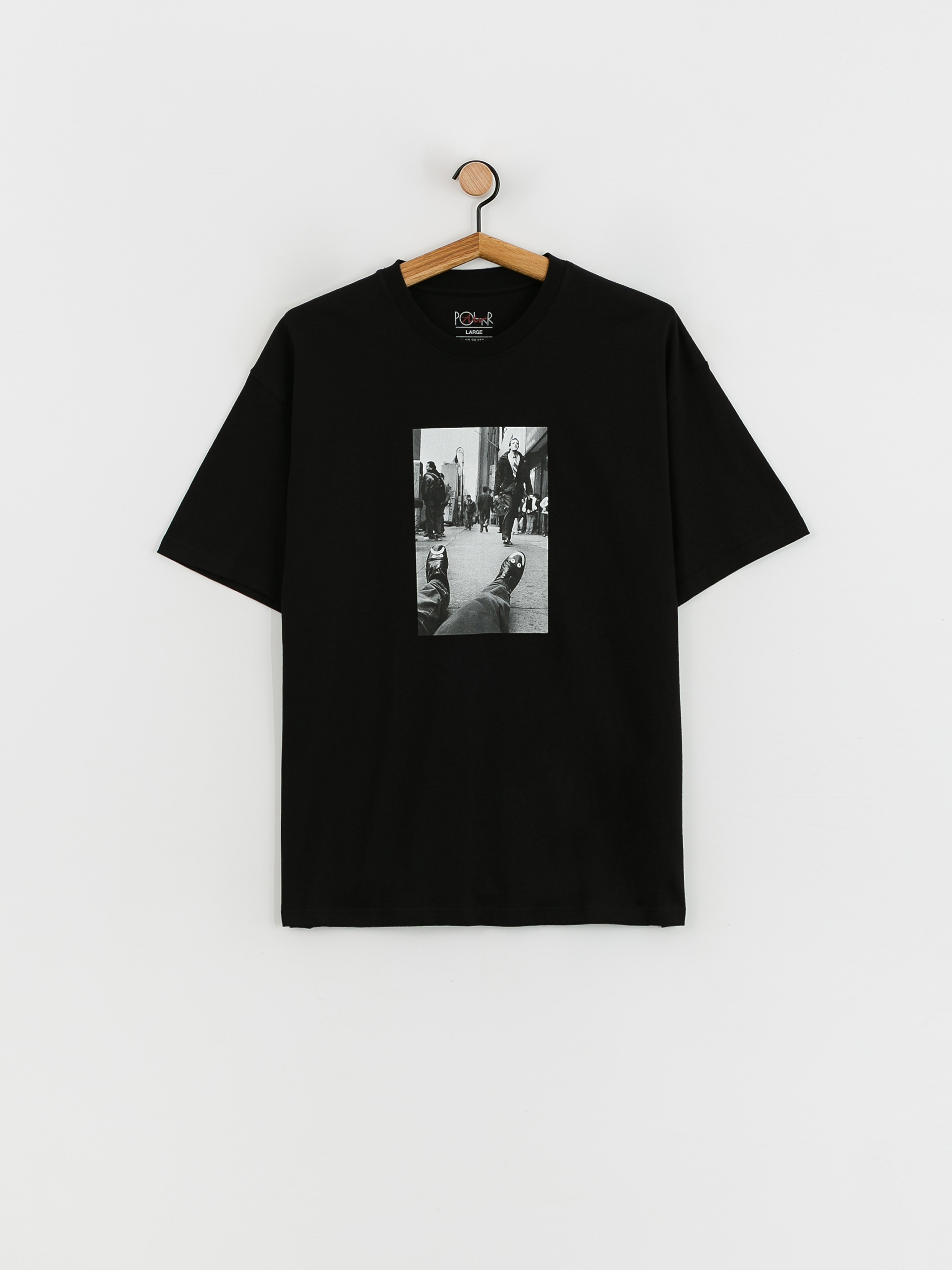 Polar Skate Happy Sad póló (black)