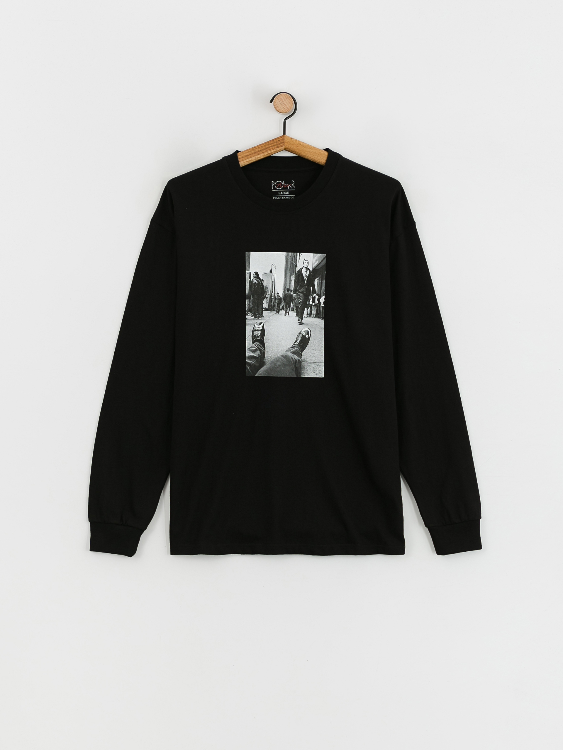 Polar Skate Happy Sad Hosszú ujjú felső (black)
