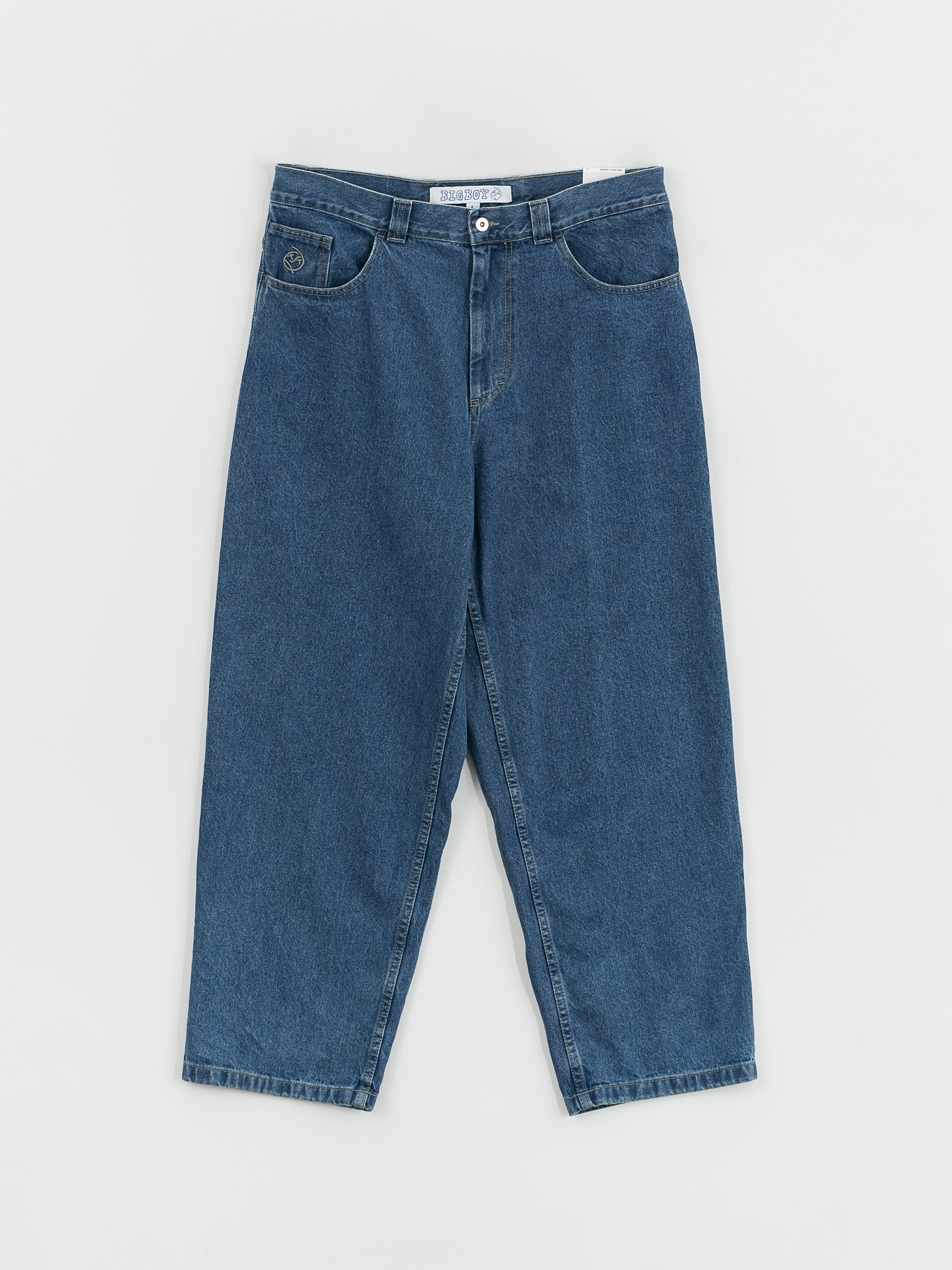 Polar Skate Big Boy Jeans Kisnadrág (mid blue)