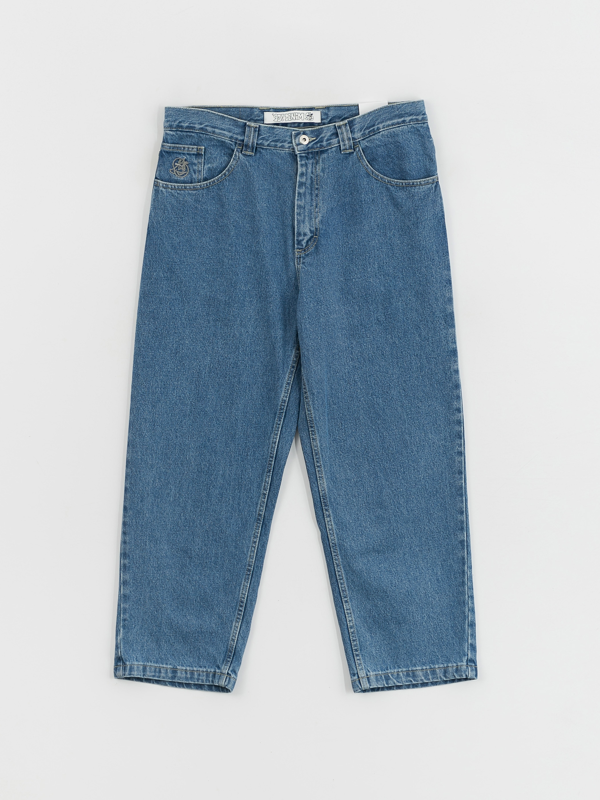 Polar Skate 93! Denim Kisnadrág (mid blue)