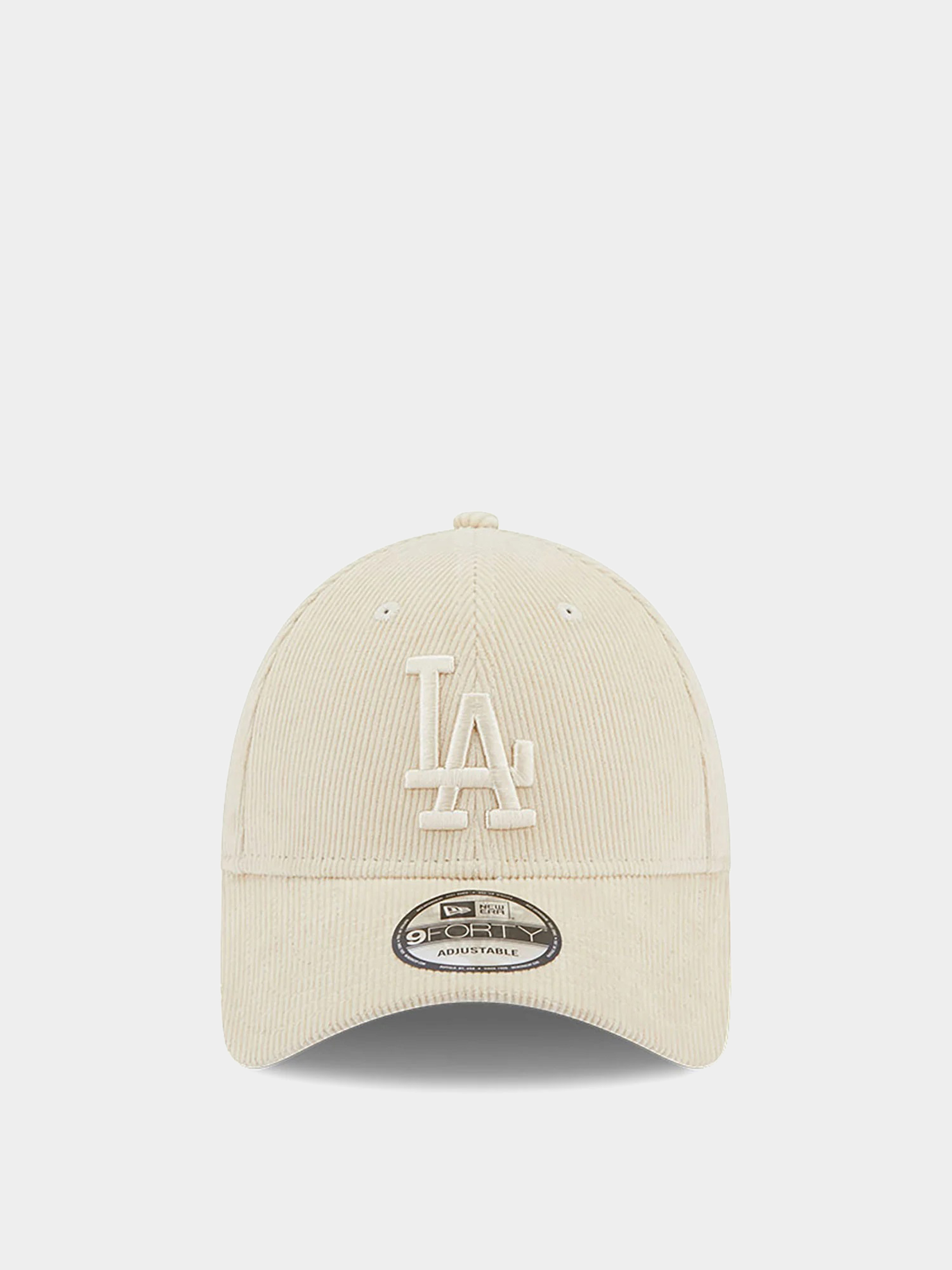 New Era Cord 9Forty Los Angeles Dodgers Baseball sapka (stone)