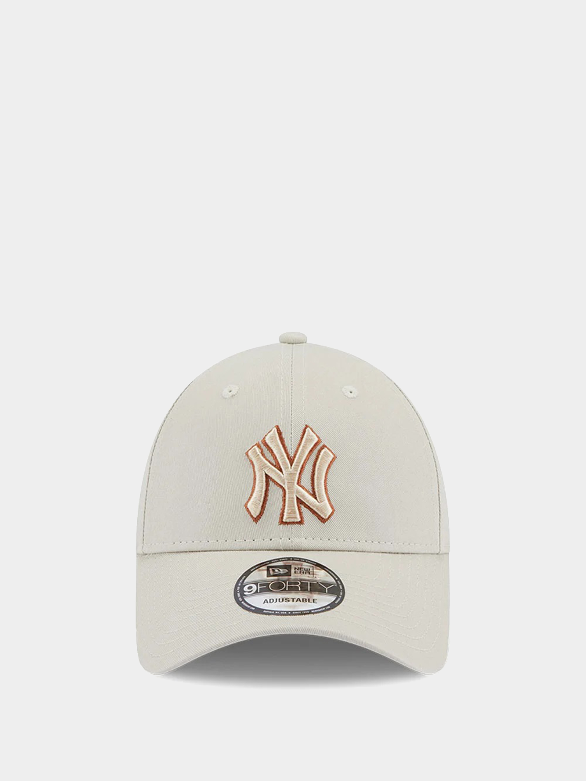New Era Team Outline 9Forty New York Yankees Baseball sapka (stone/brown)