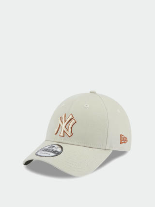 New Era Team Outline 9Forty New York Yankees Baseball sapka (stone/brown)