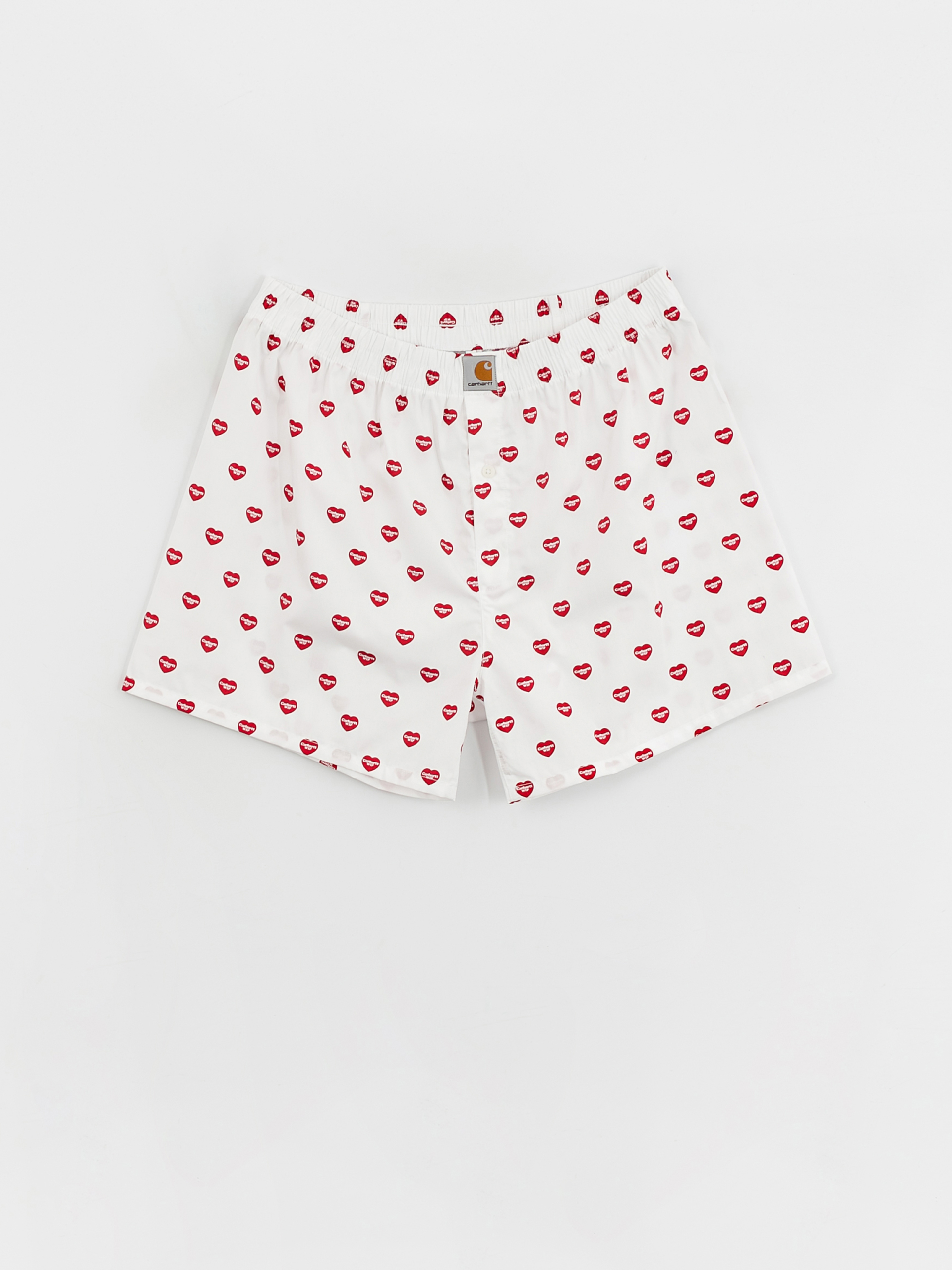 Carhartt WIP Bokserki Cotton Boxer Alsónemű (heart print white)