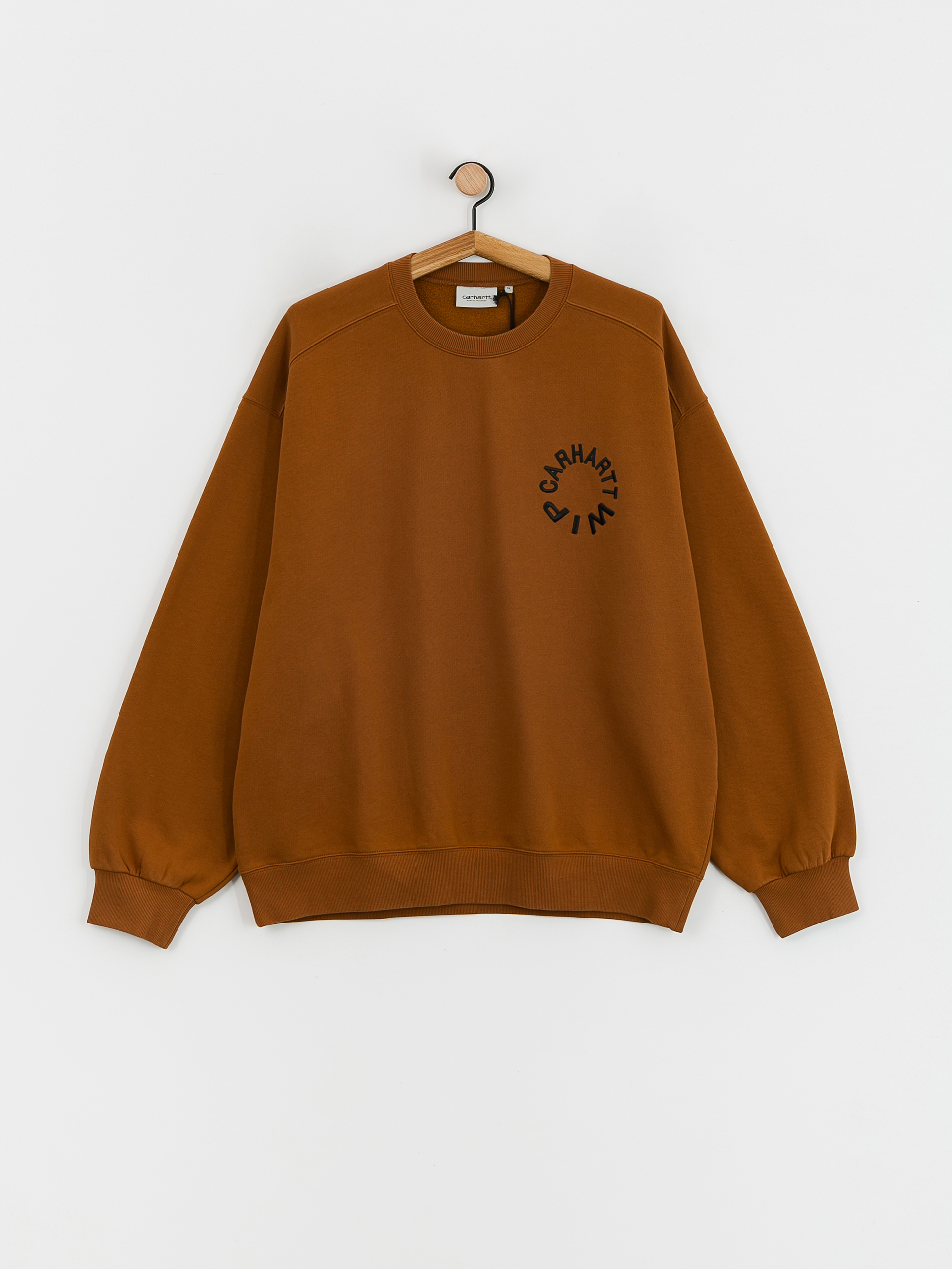 Carhartt WIP Work Varsity Pulóver (deep h brown/black)