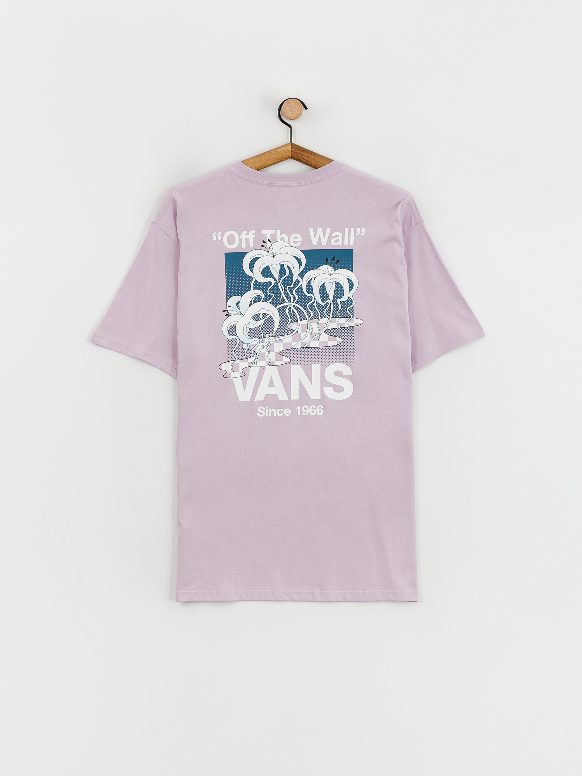 Vans Checkerboard Blooming póló (lavender frost)