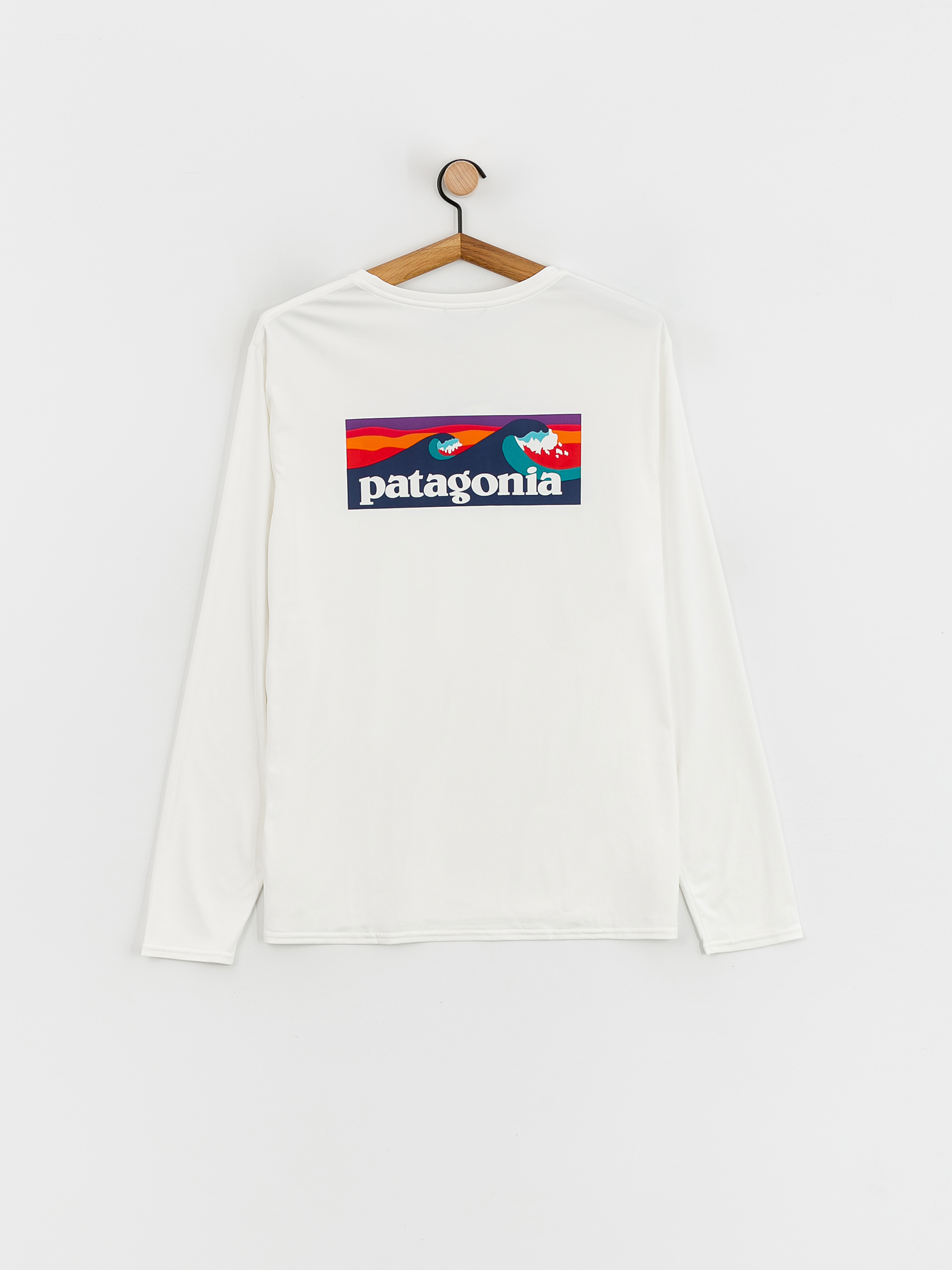 Patagonia Cap Cool Daily Graphic Waters Hosszú ujjú felső (boardshort logo/white)