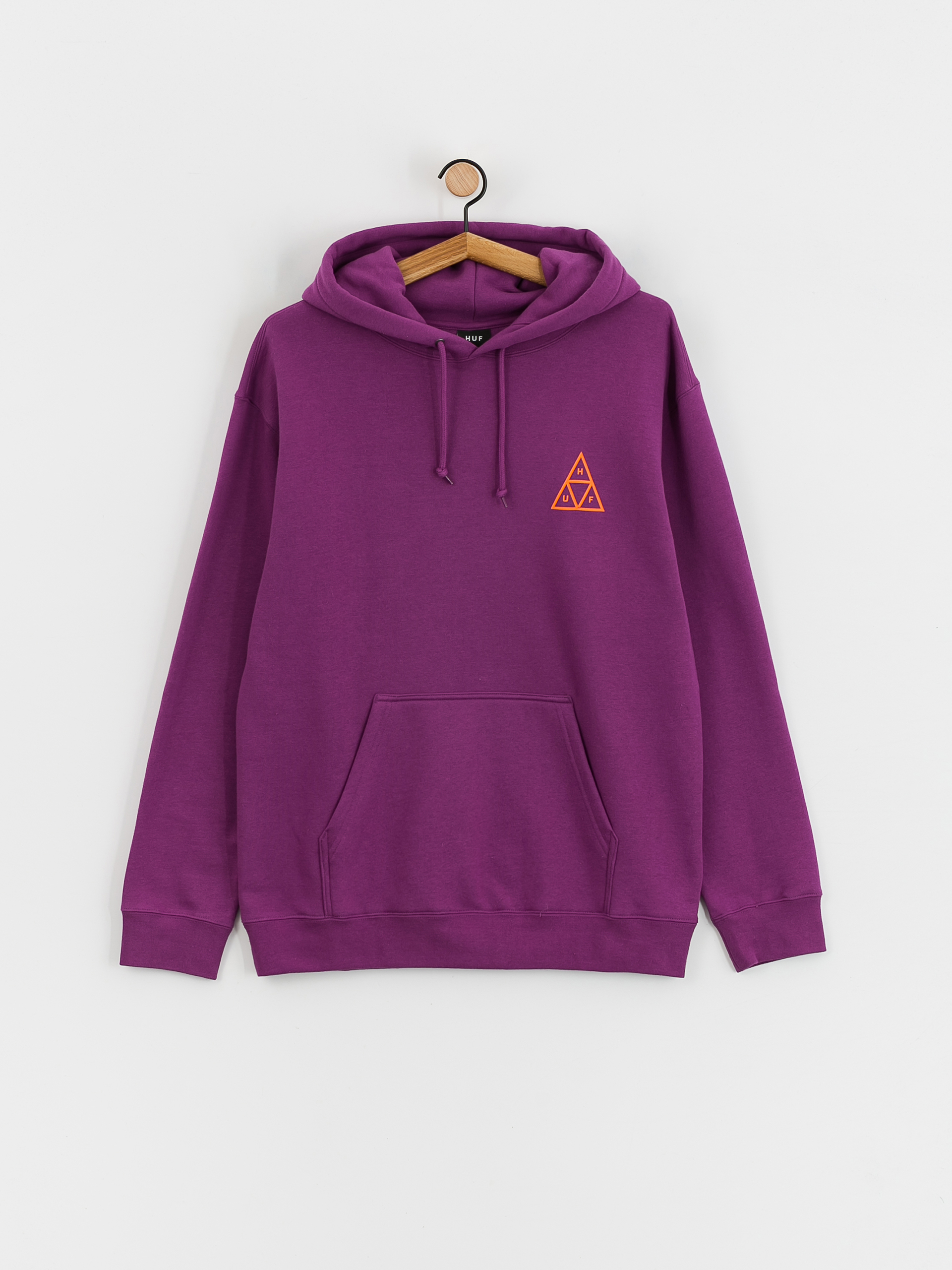 HUF Triple Triangle HD Kapucnis pulóver (grape)