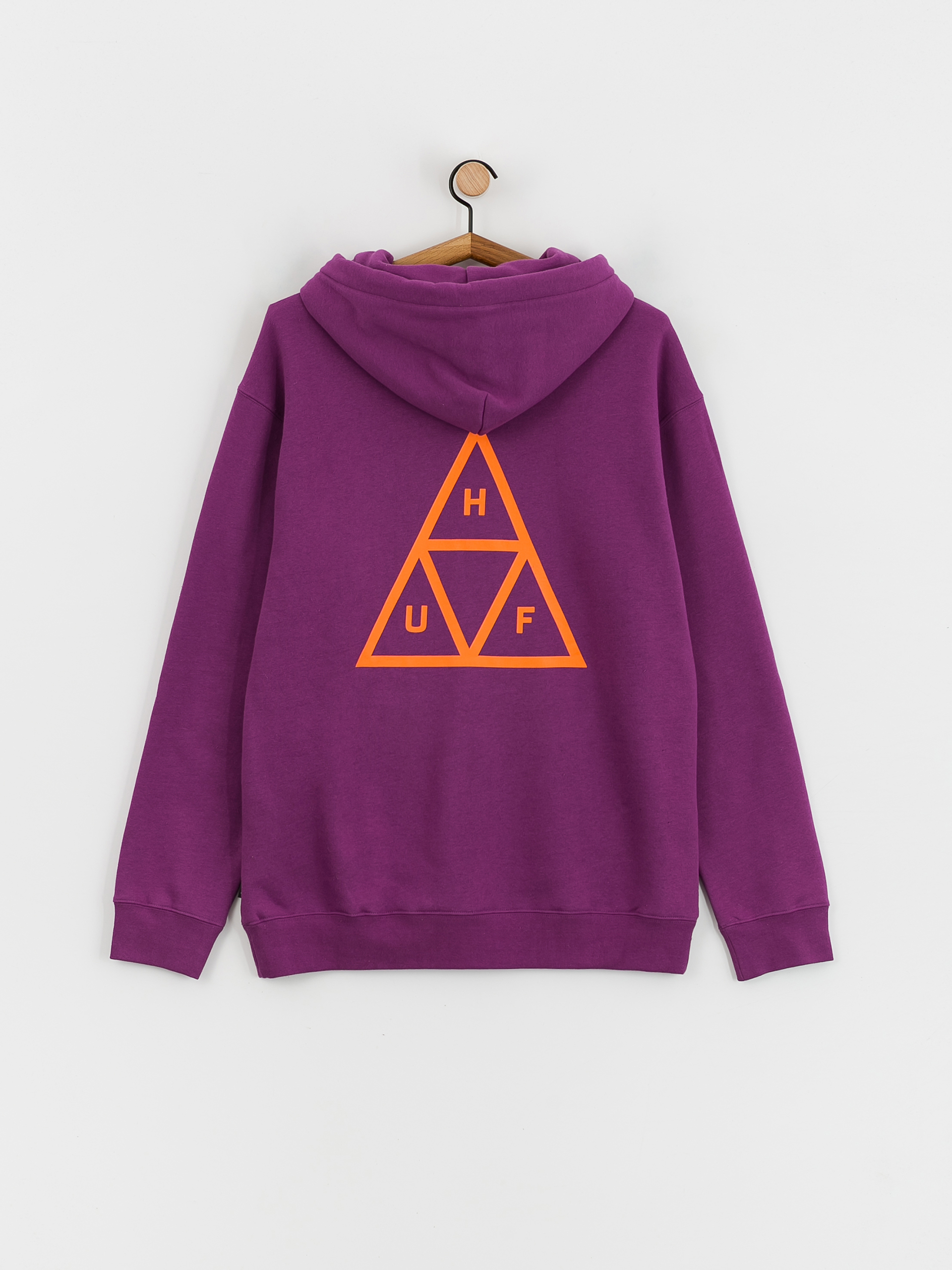 HUF Triple Triangle HD Kapucnis pulóver (grape)