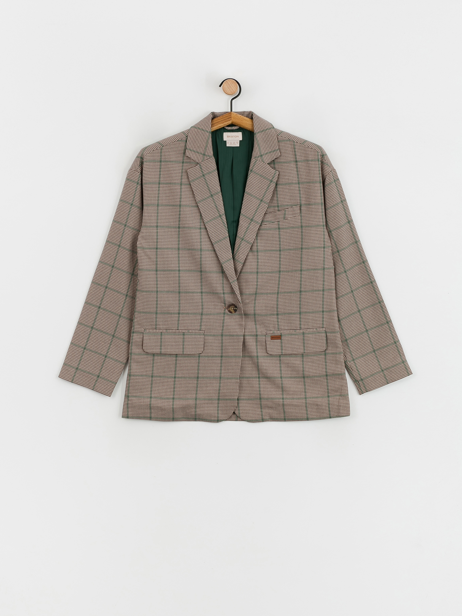 Brixton Axl Oversized Blazer Dzseki Wmn (sesame/seal brown)