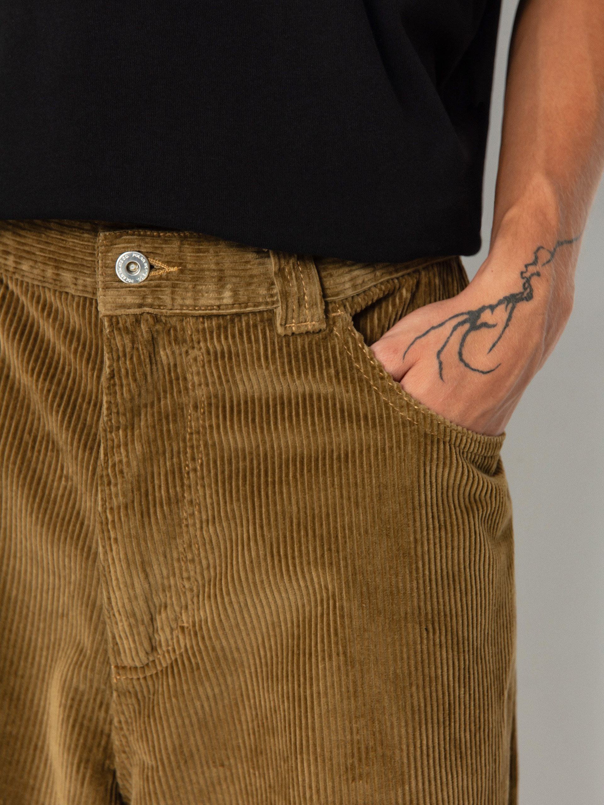 Polar Skate Big Boy Cords Kisnadrág (brass)