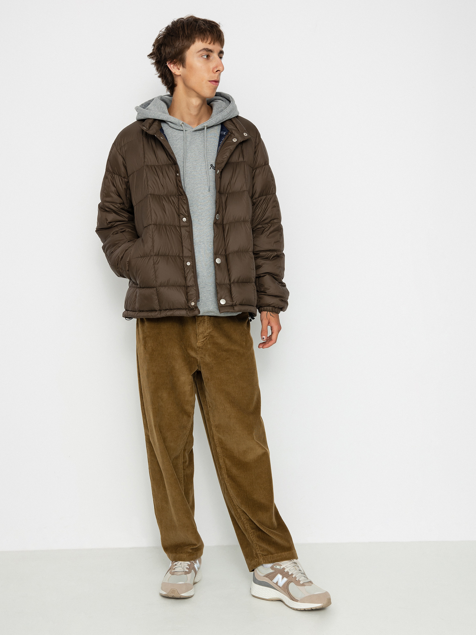 Polar Skate Lightweight Puffer Dzseki (brown)