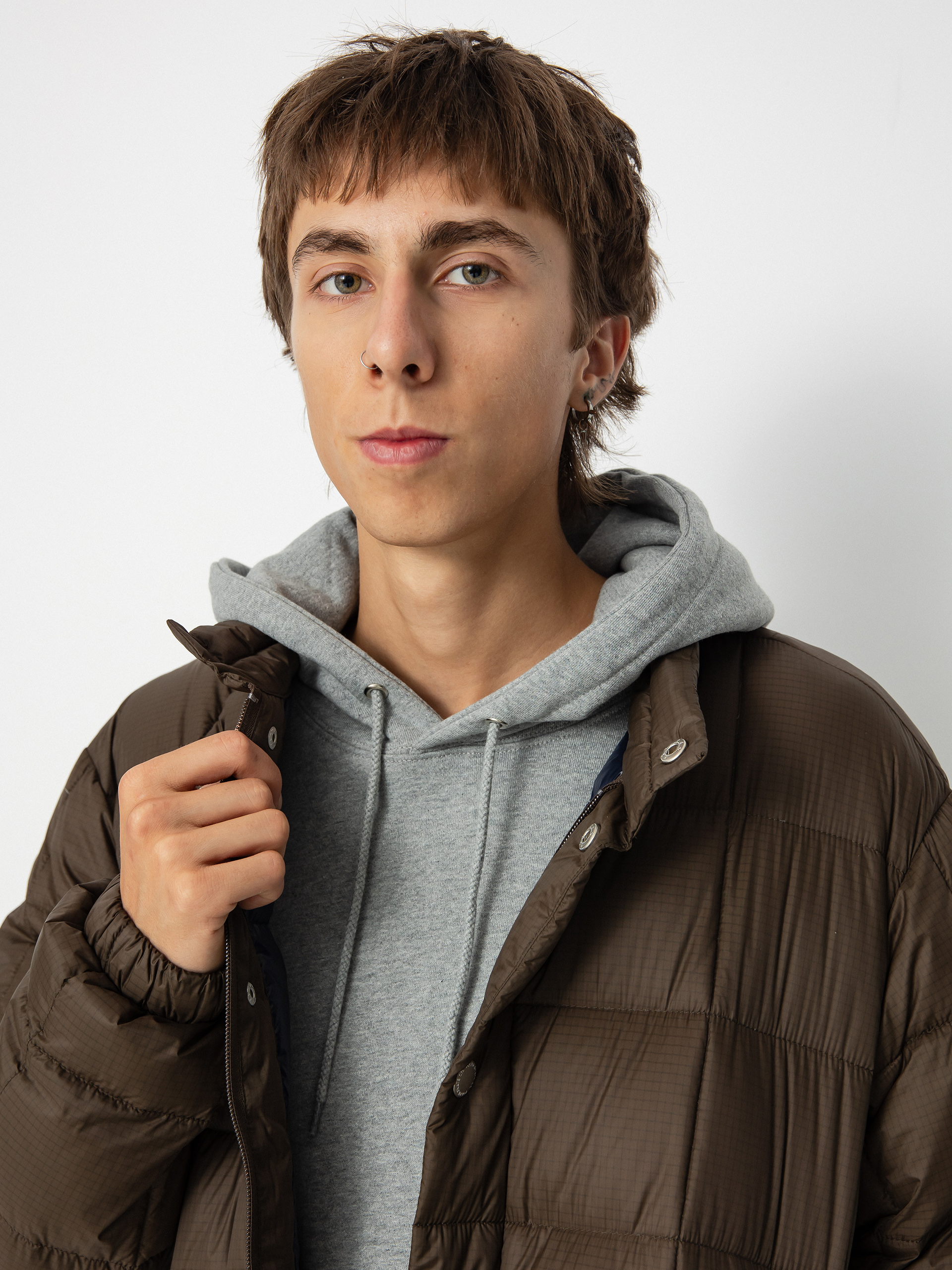 Polar Skate Lightweight Puffer Dzseki (brown)