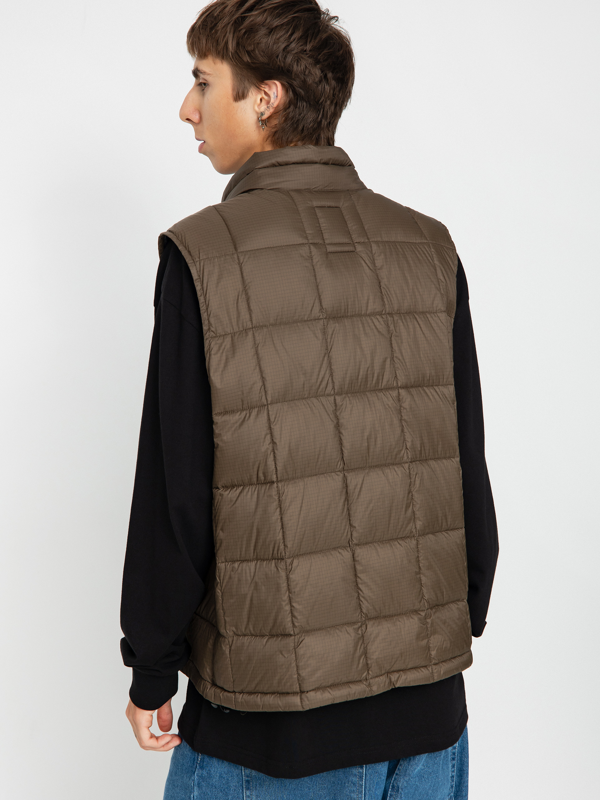 Polar Skate Lightweight Puffer Vest Mellény (brown)