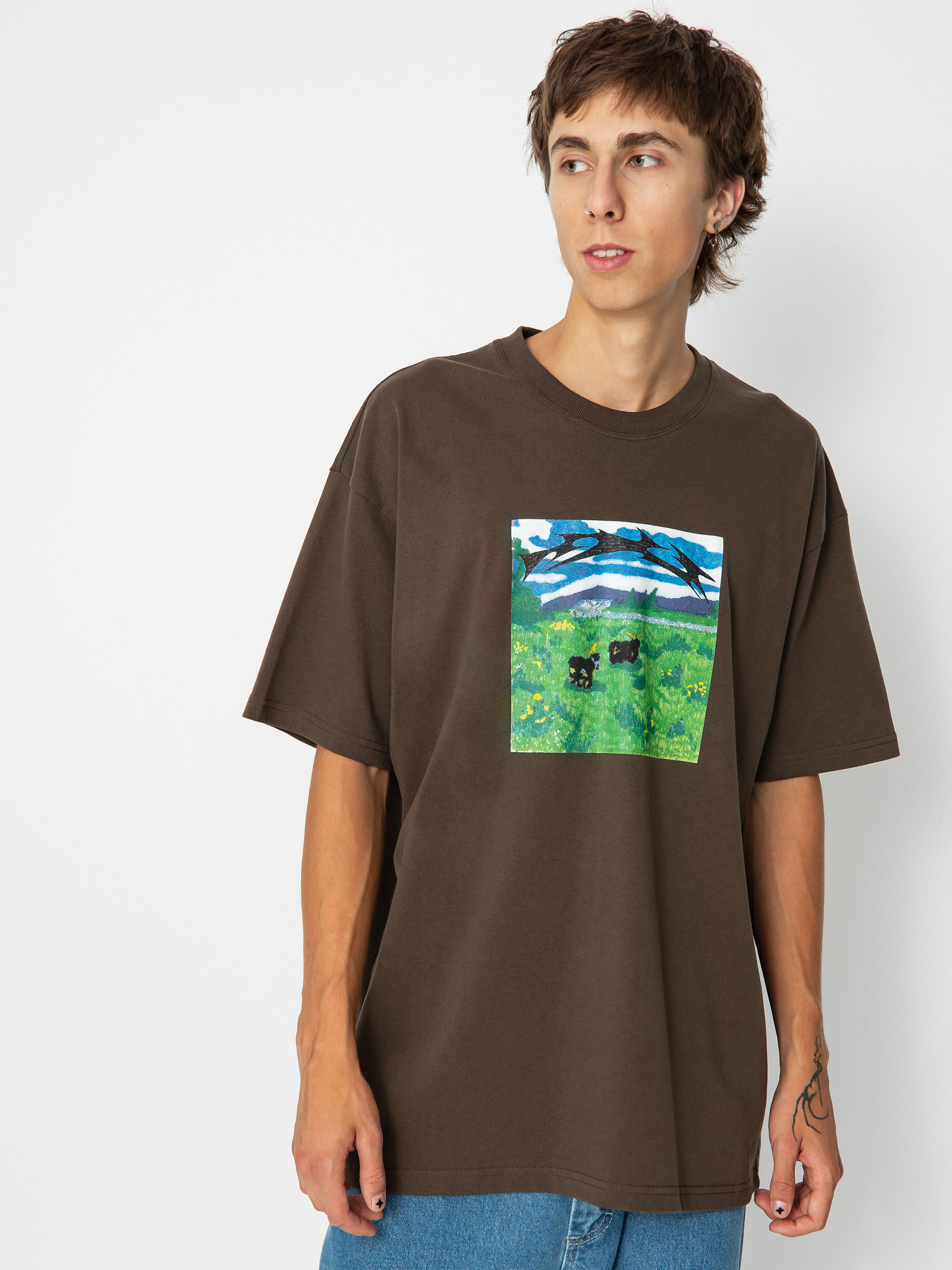 Polar Skate Meeeh póló (brown)