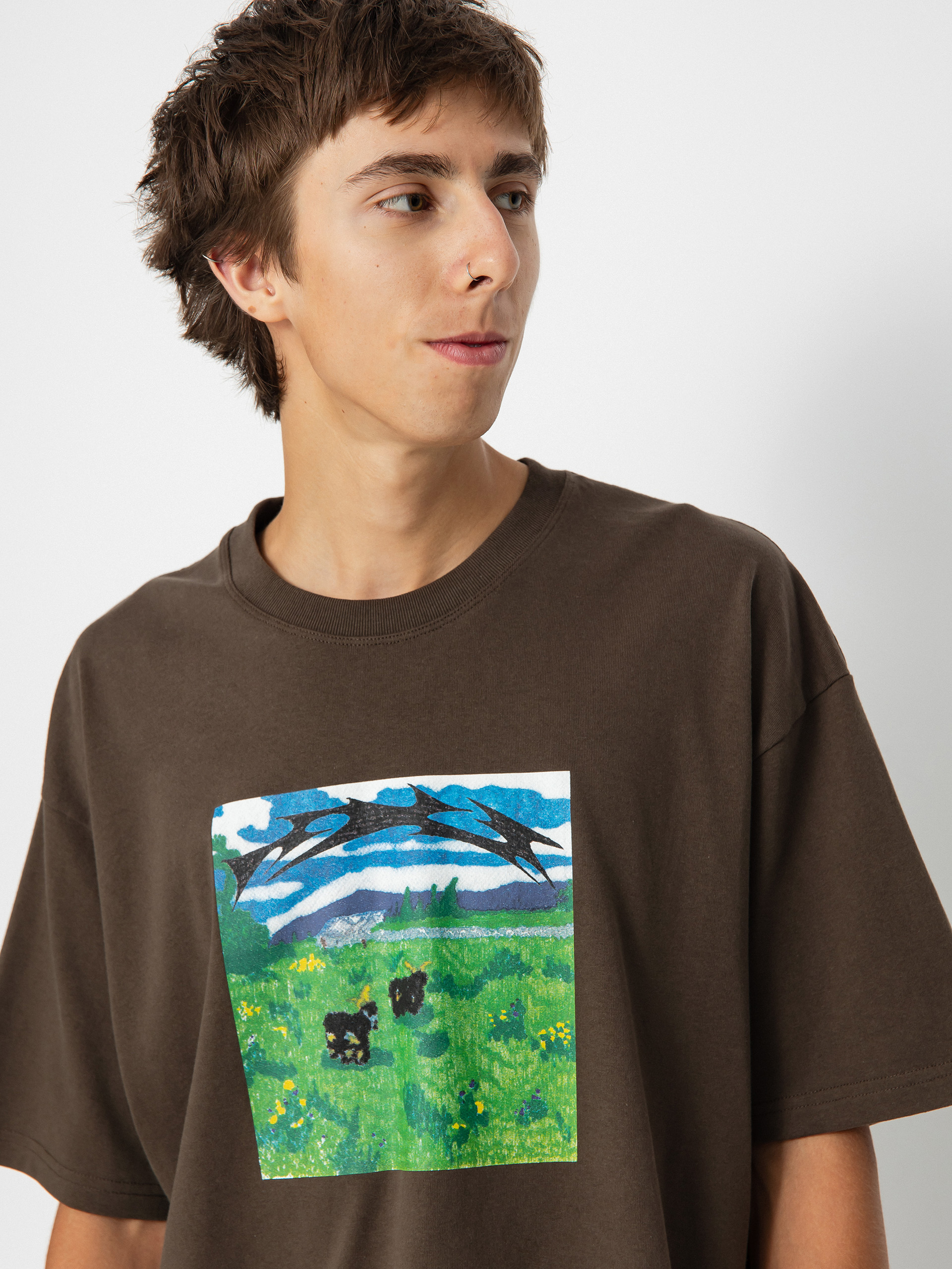 Polar Skate Meeeh póló (brown)